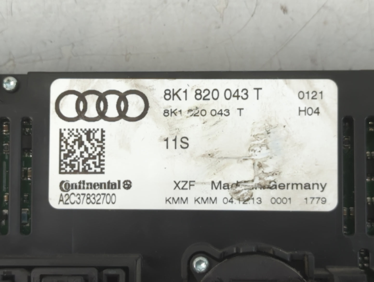 2014-2016 Audi S5 Climate Control Module Temperature AC/Heater Replacement P/N:8K1 820 043 T Fits Fits 2013 2014 2015 2016 2