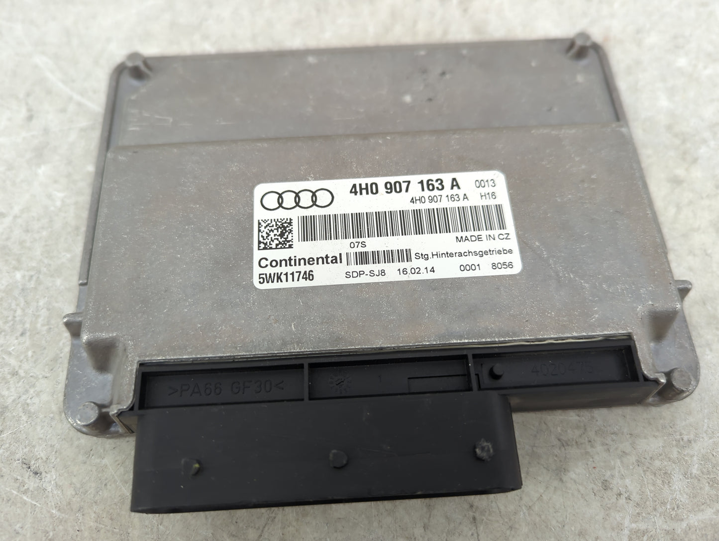 2013-2015 Audi S7 Differential Lock Control Module 4h0907163a|5wk11746 - Oemusedautoparts1.com