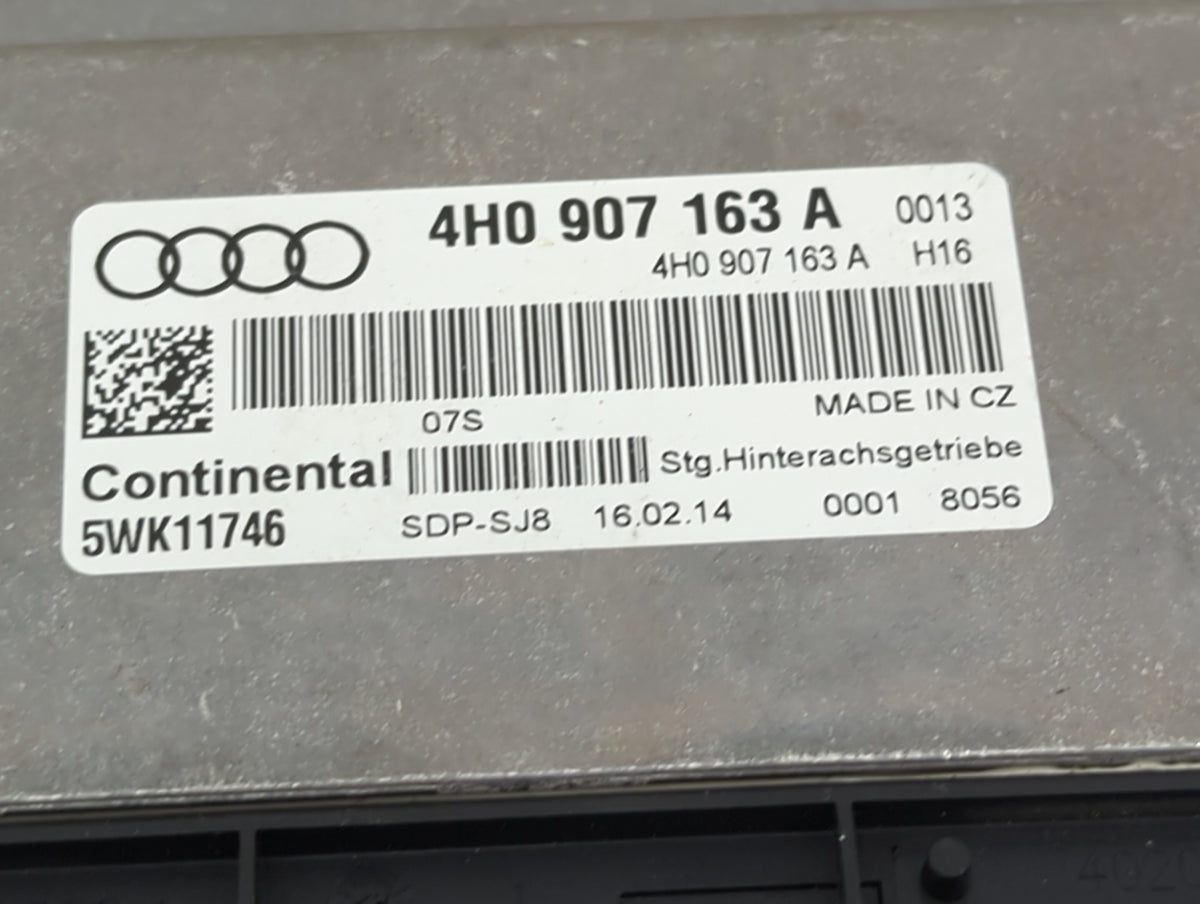 2013-2015 Audi S7 Differential Lock Control Module 4h0907163a|5wk11746 - Oemusedautoparts1.com