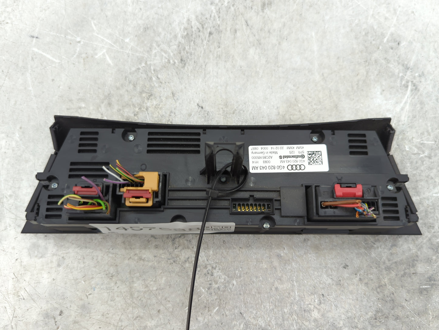 2014-2016 Audi S7 Climate Control Module Temperature AC/Heater Replacement P/N:4G0 820 043 AM 4G0 820 043 AE Fits OEM Used A