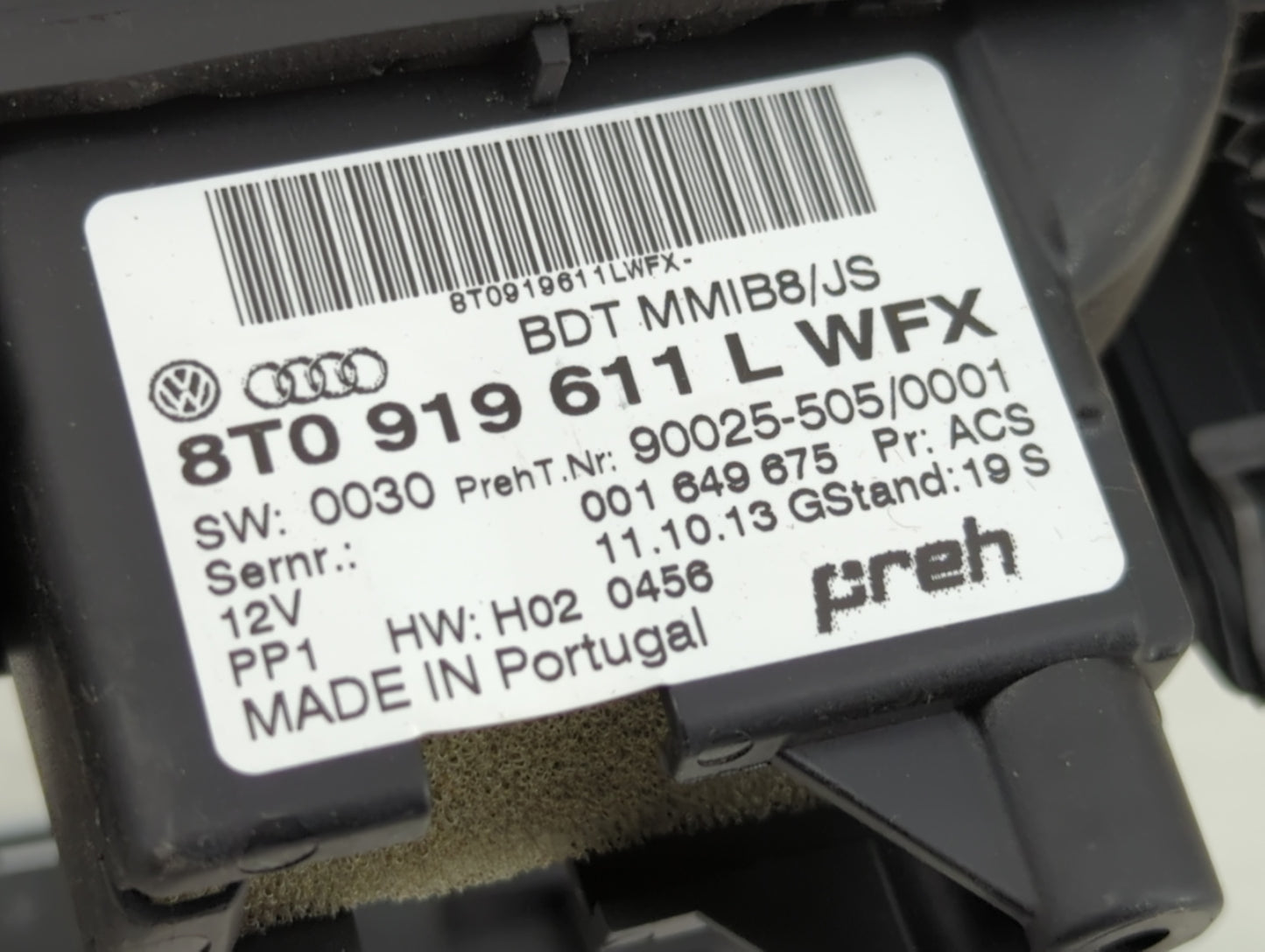 2014-2017 Audi Sq5 Radio AM FM Cd Player Receiver Replacement P/N:8T0 919 611 L Fits Fits 2013 2014 2015 2016 2017 OEM Used 