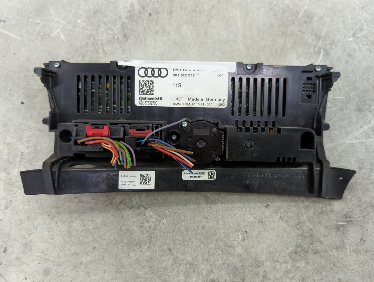 2014-2017 Audi Sq5 Climate Control Module Temperature AC/Heater Replacement Fits Fits 2013 2014 2015 2016 2017 OEM Used Auto