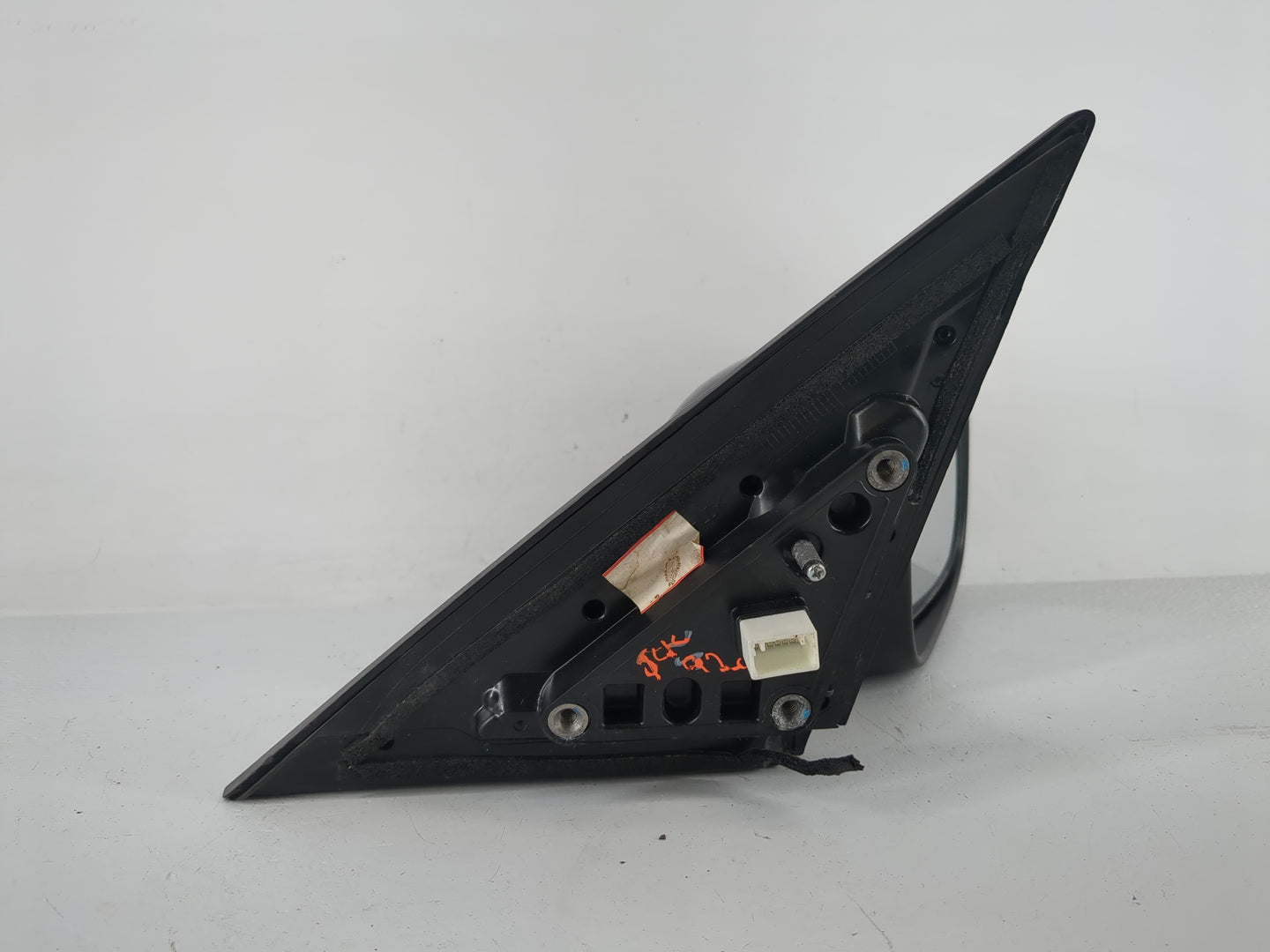 Blank Key Kia Passenger Right Side View Manual Door Mirror Black - Oemusedautoparts1.com