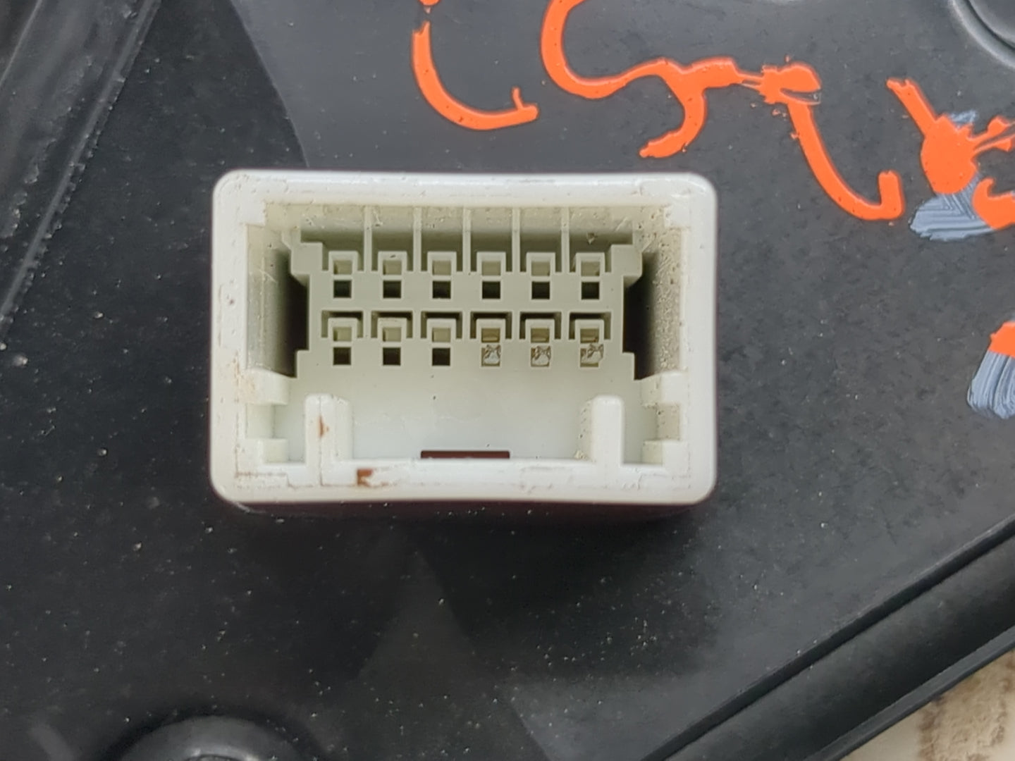 Blank Key Kia Passenger Right Side View Manual Door Mirror Black - Oemusedautoparts1.com