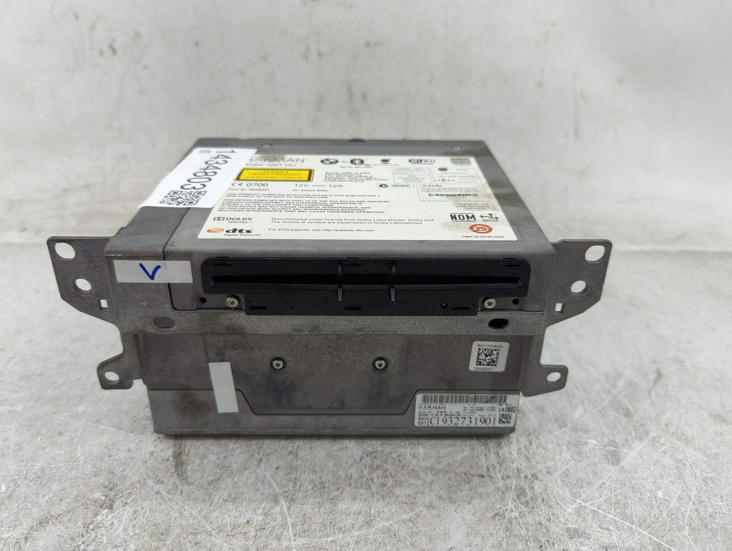 2014-2015 Bmw 320 Radio AM FM Cd Player Receiver Replacement P/N:HB8073 CI932731901, 6512CI932731901 Fits Fits 2014 2015 201