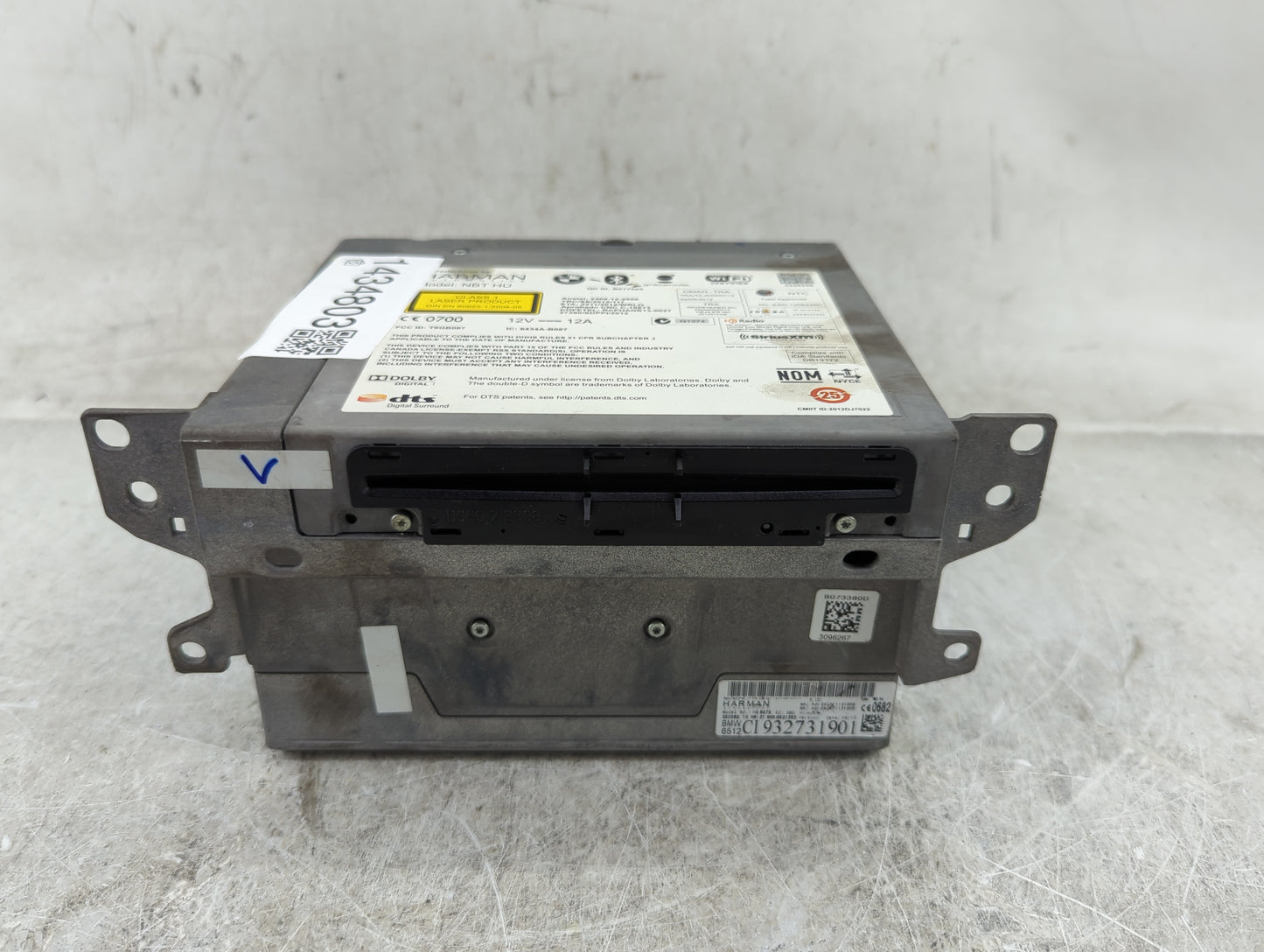 2014-2015 Bmw 320 Radio AM FM Cd Player Receiver Replacement P/N:HB8073 CI932731901, 6512CI932731901 Fits Fits 2014 2015 201