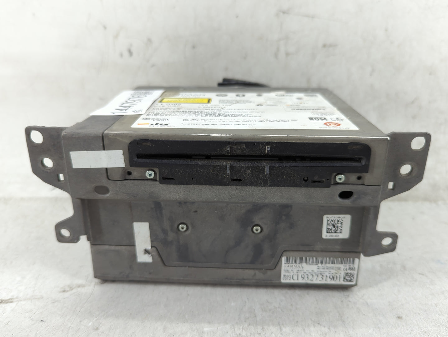 2014-2015 Bmw 320 Radio AM FM Cd Player Receiver Replacement P/N:NBT HU T8GB067, 6434A-B067, B017665 Fits Fits 2014 2015 201