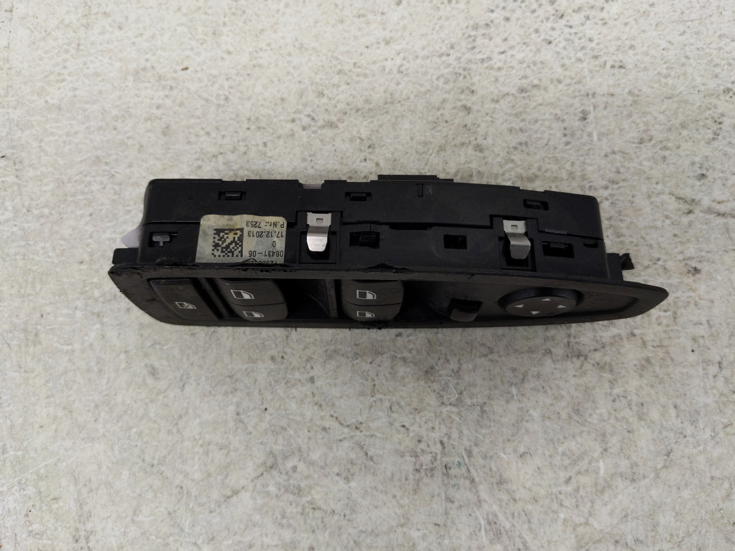 2012-2018 Bmw 320i Master Power Window Switch Replacement Driver Side Left P/N:728383206 Fits OEM Used Auto Parts - Oemuseda