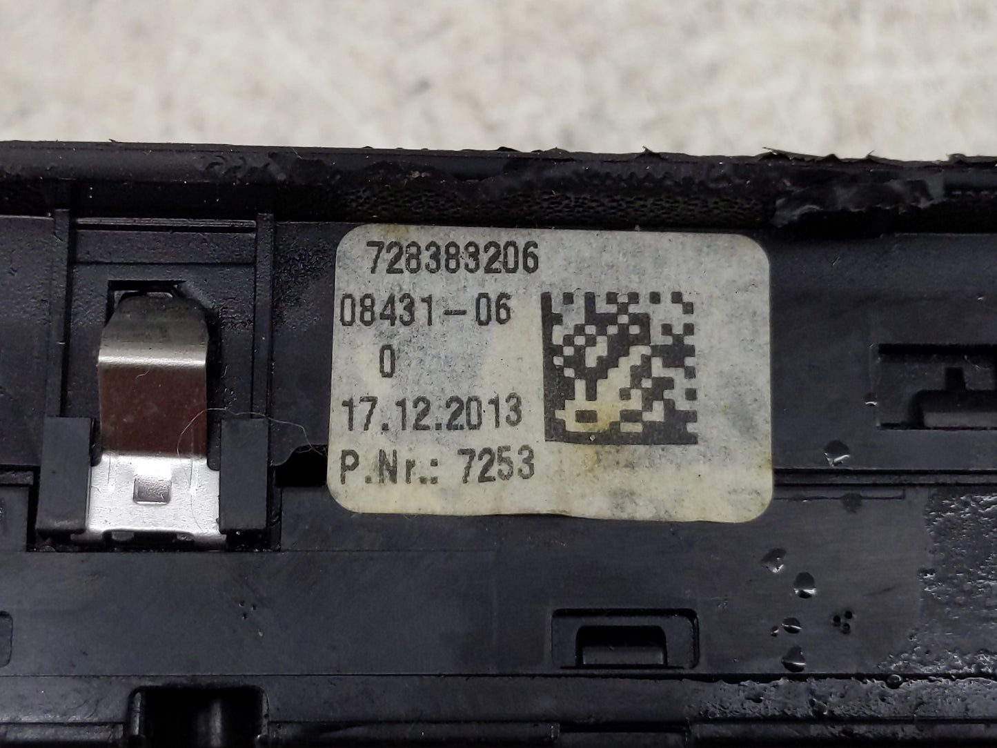 2012-2018 Bmw 320i Master Power Window Switch Replacement Driver Side Left P/N:728383206 Fits OEM Used Auto Parts - Oemuseda
