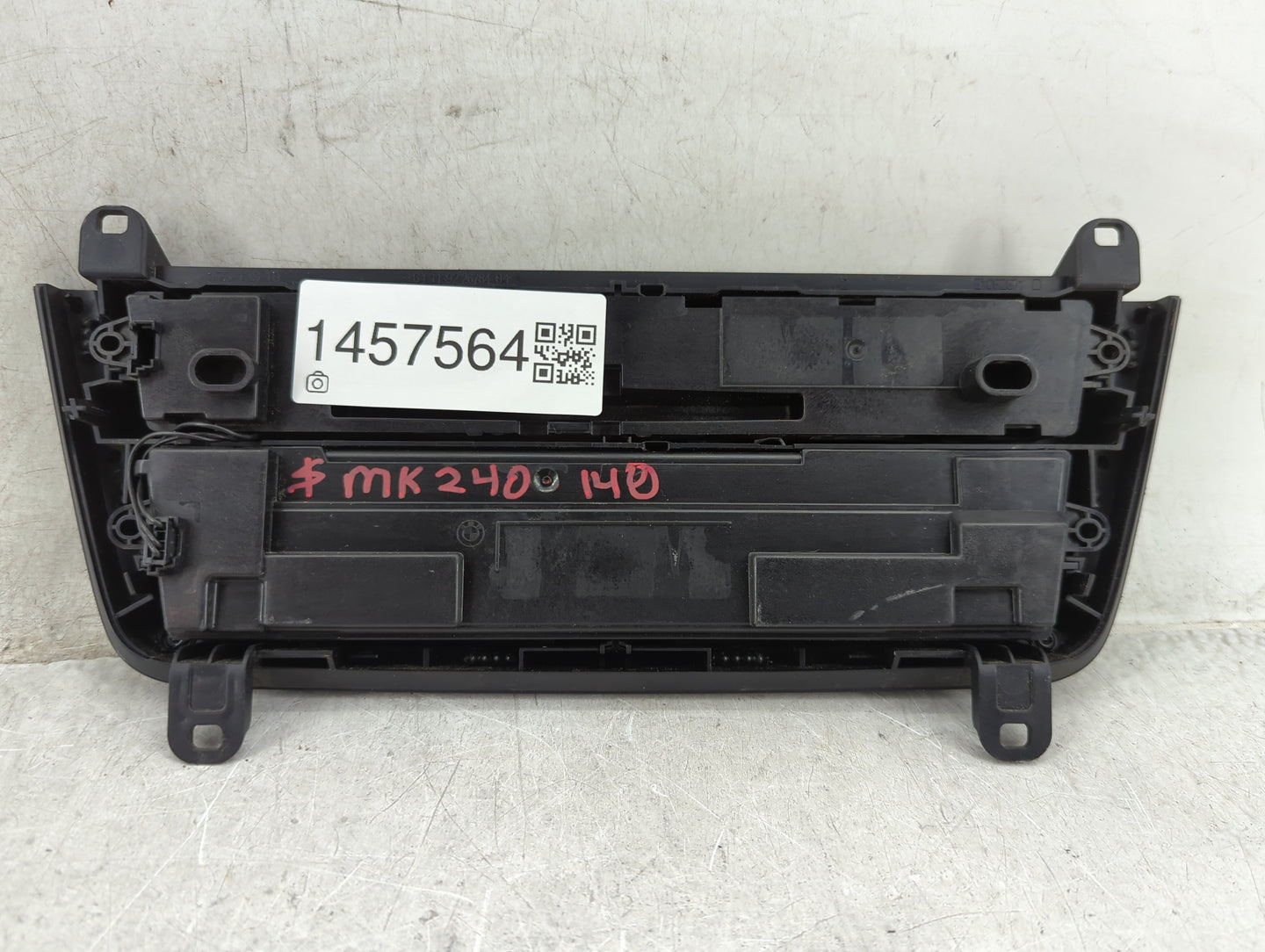 2012-2014 Bmw 320i Climate Control Module Temperature AC/Heater Replacement Fits Fits 2012 2013 2014 OEM Used Auto Parts - O