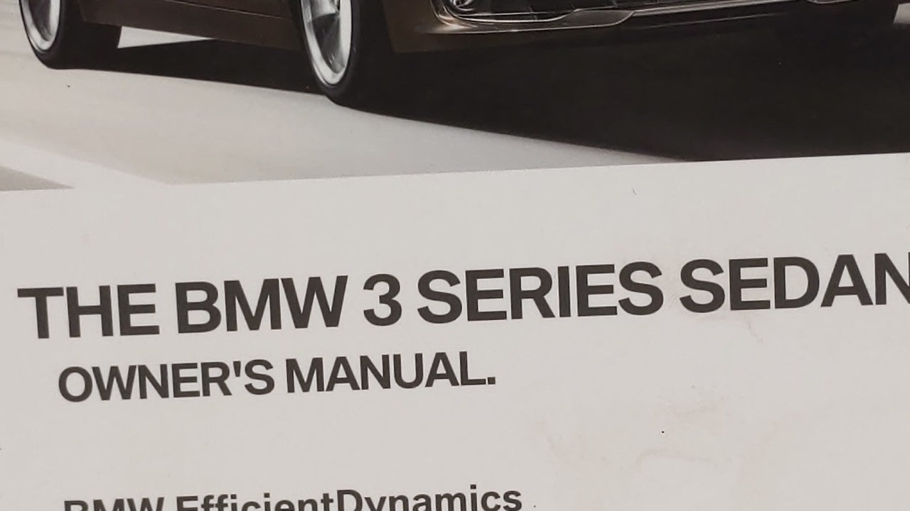2014 Bmw 320i Owners Manual Book Guide OEM Used Auto Parts - Oemusedautoparts1.com