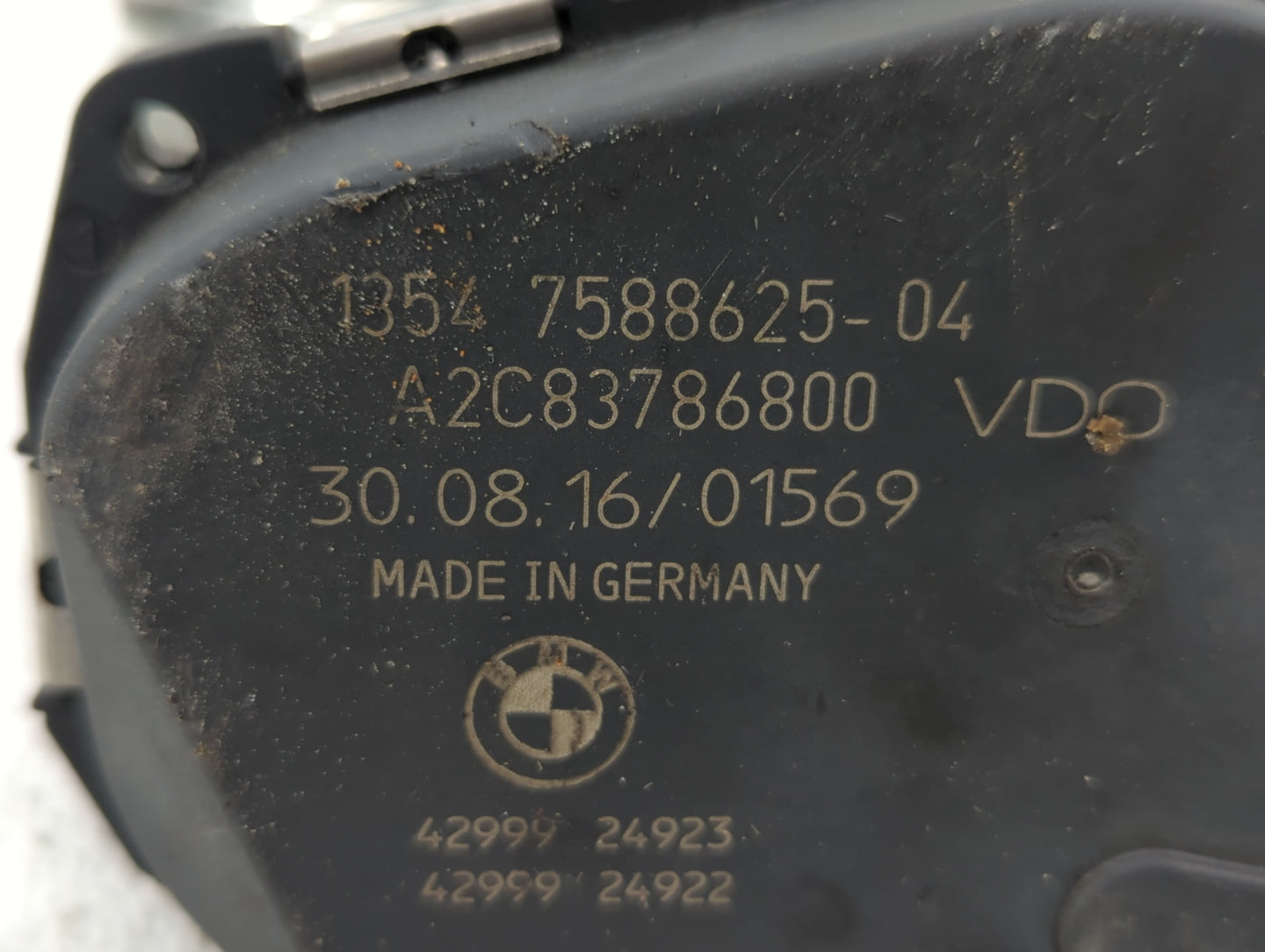 2012-2018 Bmw 320i Throttle Body P/N:1354 7588625-04 1354 7588625-03 Fits Fits 2012 2013 2014 2015 2016 2017 2018 OEM Used A