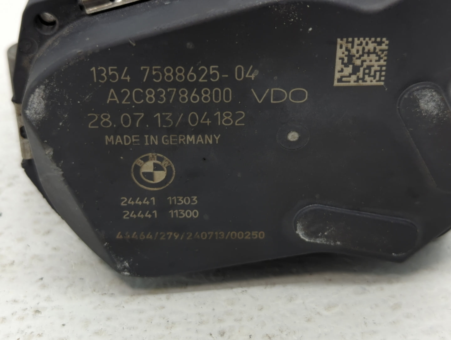 2012-2018 Bmw 320i Throttle Body P/N:1354 7588625-04 1354 7588625-03 Fits Fits 2012 2013 2014 2015 2016 2017 2018 OEM Used A