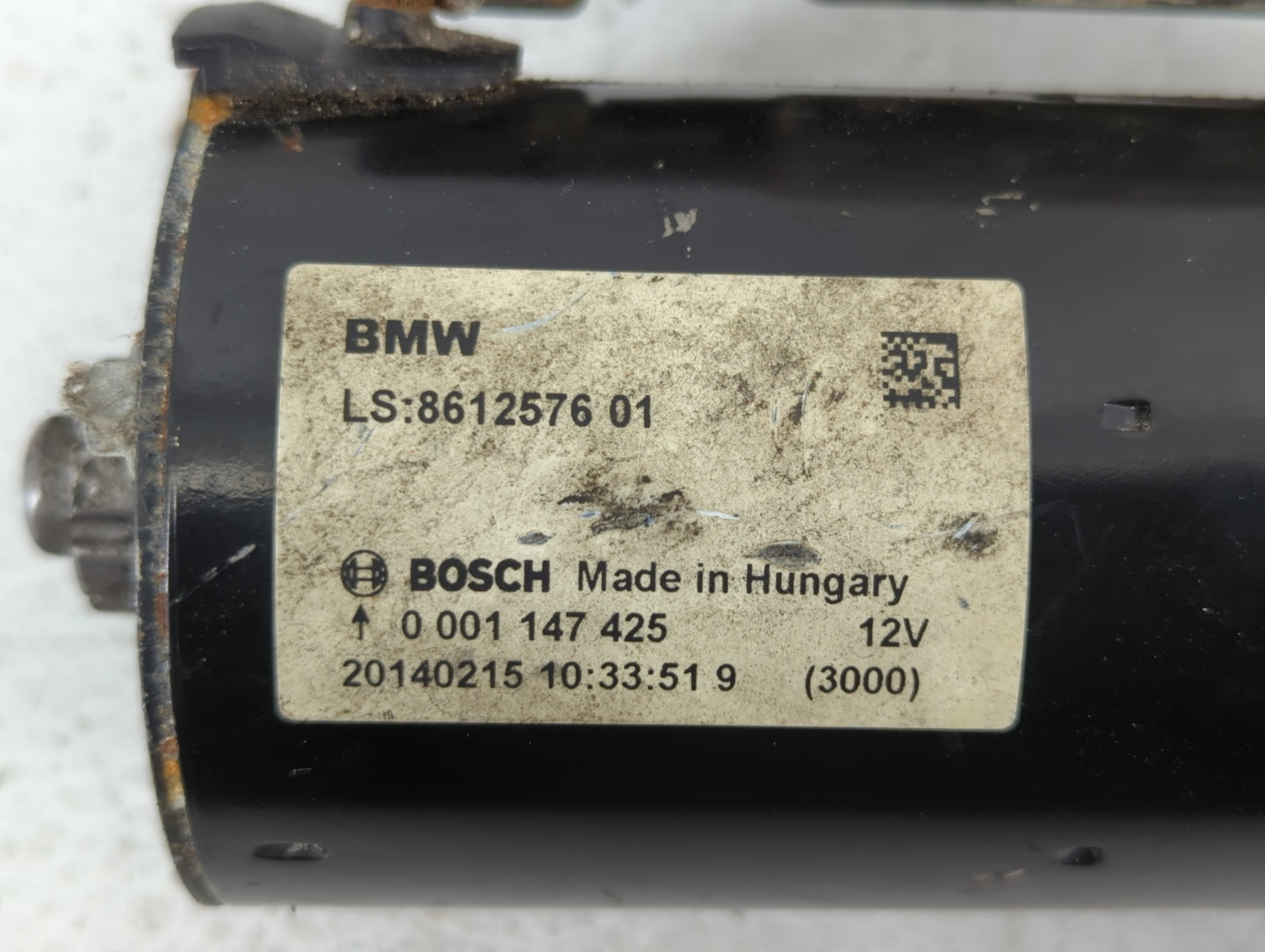 2014-2018 Bmw 320i Car Starter Motor Solenoid OEM P/N:8612576 01 Fits Fits 2012 2013 2014 2015 2016 2017 2018 OEM Used Auto 