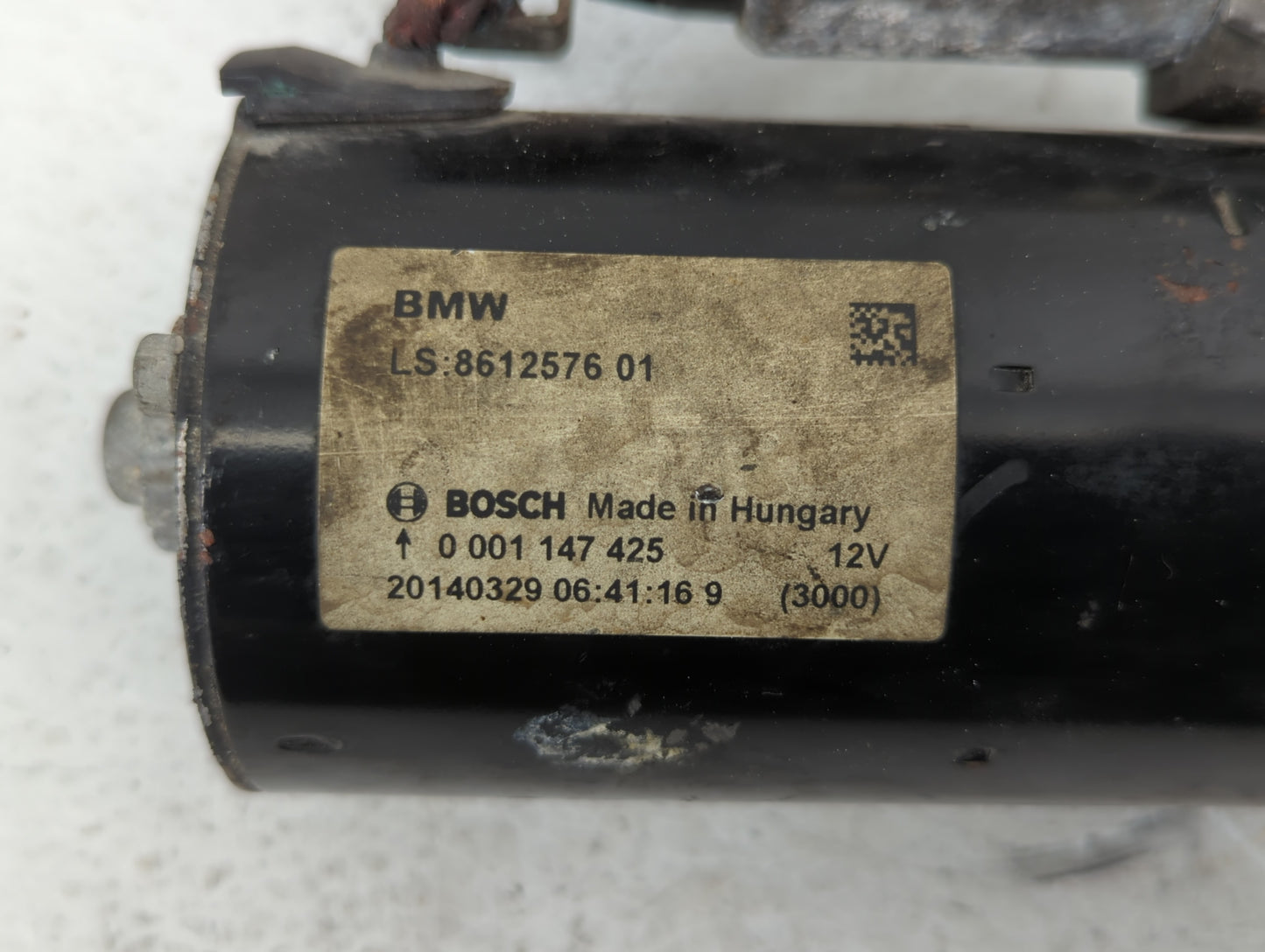 2014-2018 Bmw 320i Car Starter Motor Solenoid OEM P/N:0 001 147 425 Fits Fits 2012 2013 2014 2015 2016 2017 2018 OEM Used Au