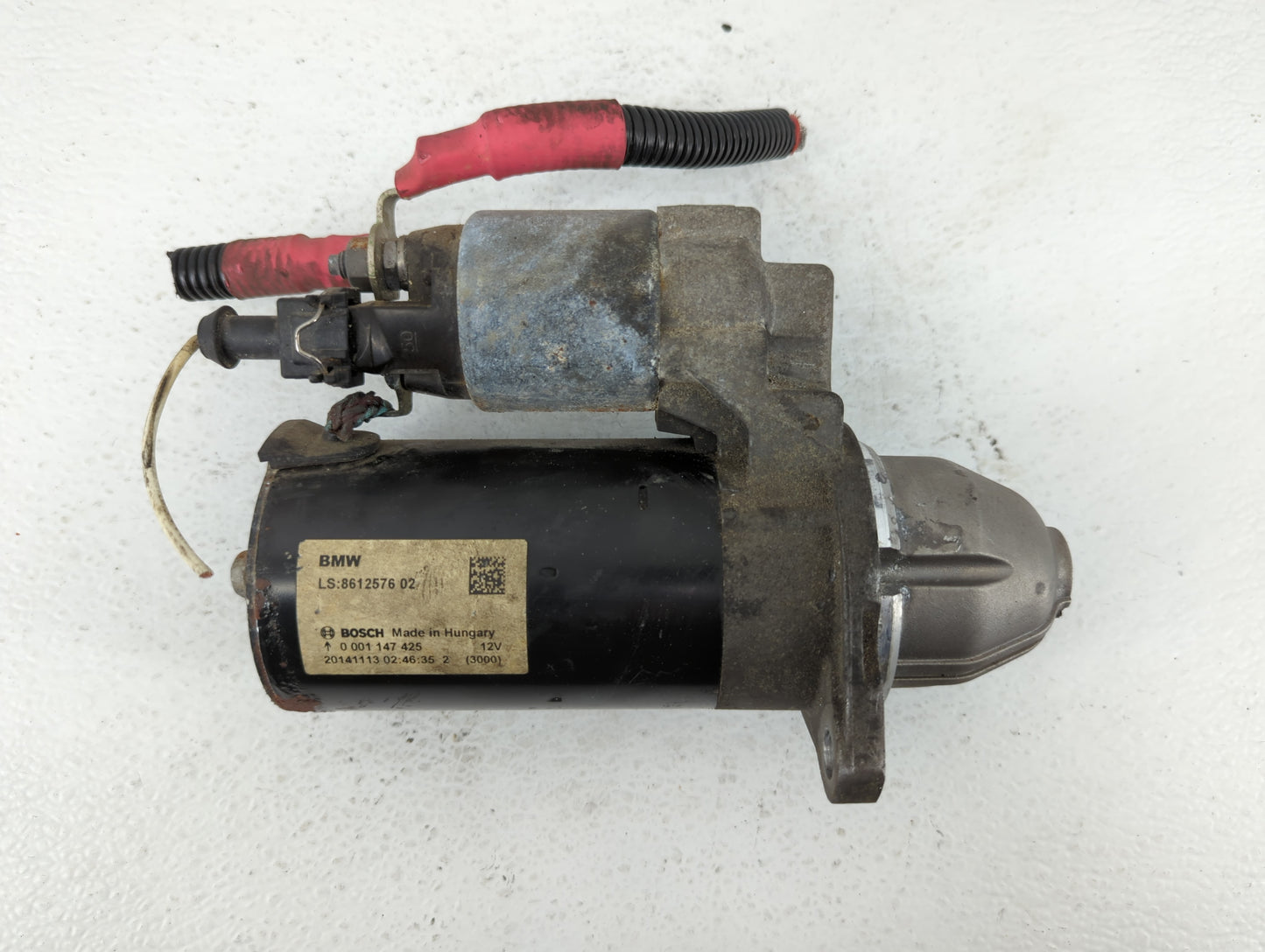 2014-2018 Bmw 320i Car Starter Motor Solenoid OEM P/N:0 001 147 425 Fits Fits 2012 2013 2014 2015 2016 2017 2018 OEM Used Au