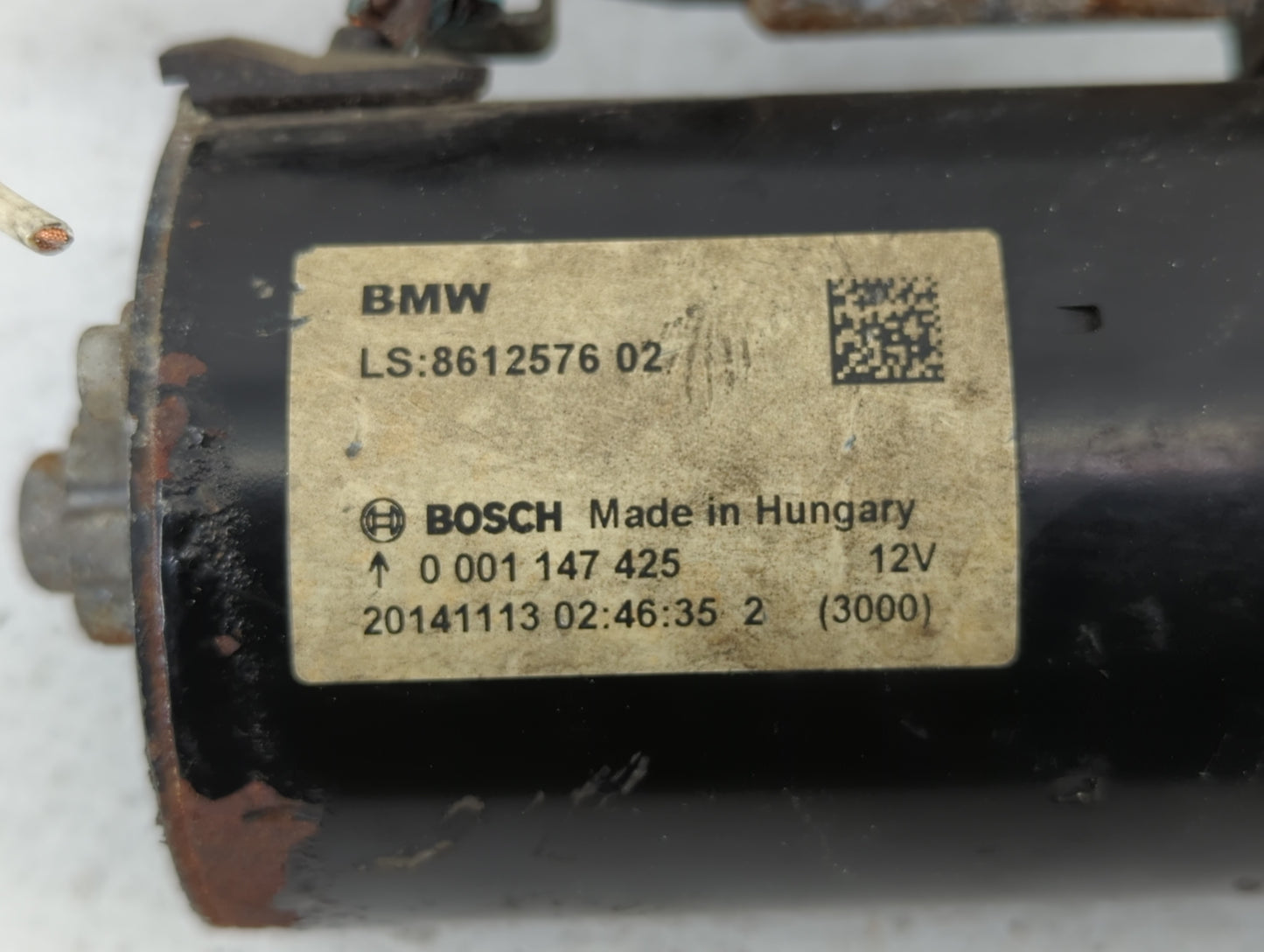 2014-2018 Bmw 320i Car Starter Motor Solenoid OEM P/N:0 001 147 425 Fits Fits 2012 2013 2014 2015 2016 2017 2018 OEM Used Au