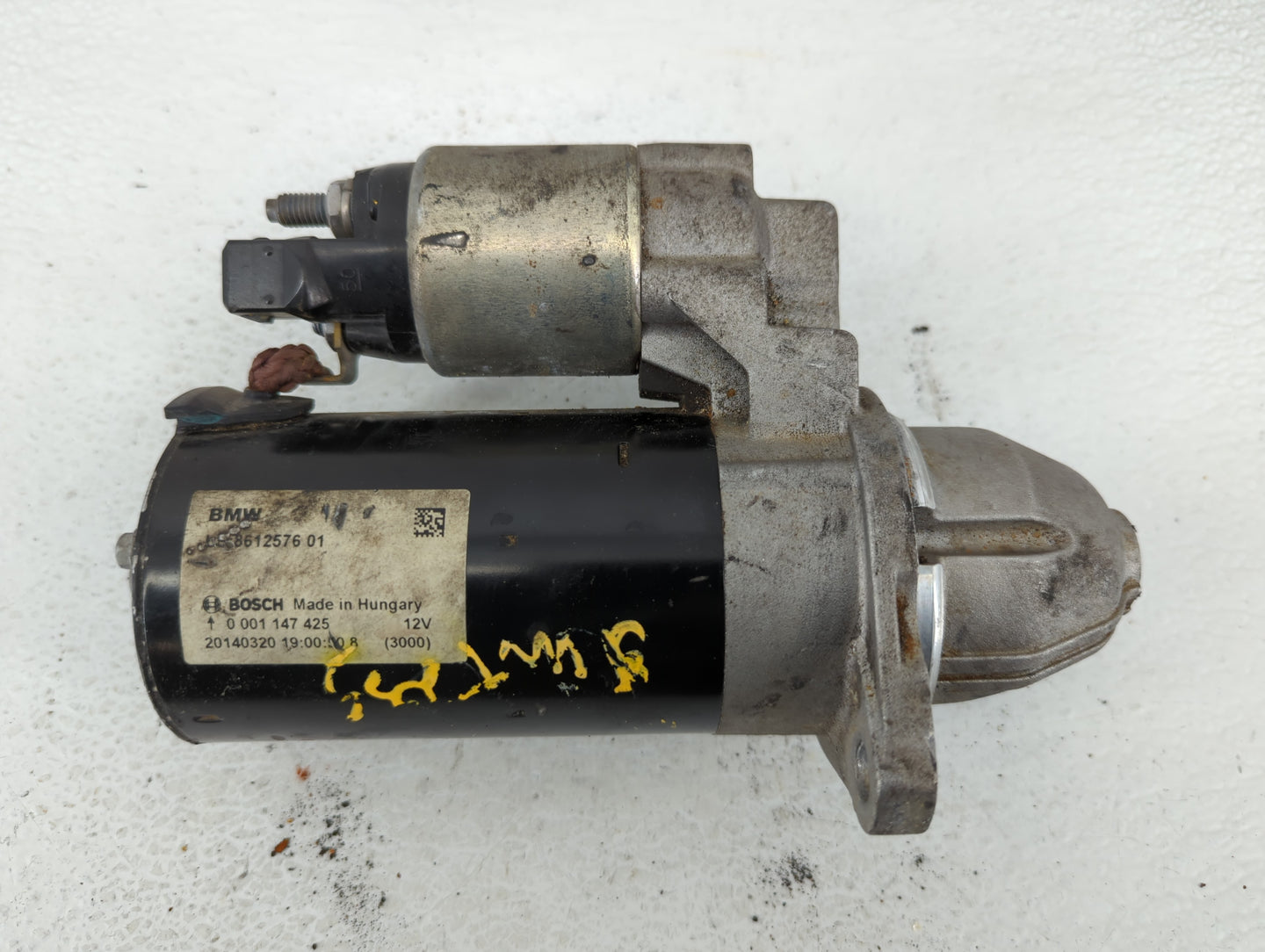 2014-2018 Bmw 320i Car Starter Motor Solenoid OEM P/N:0 001 147 425 Fits Fits 2012 2013 2014 2015 2016 2017 2018 OEM Used Au