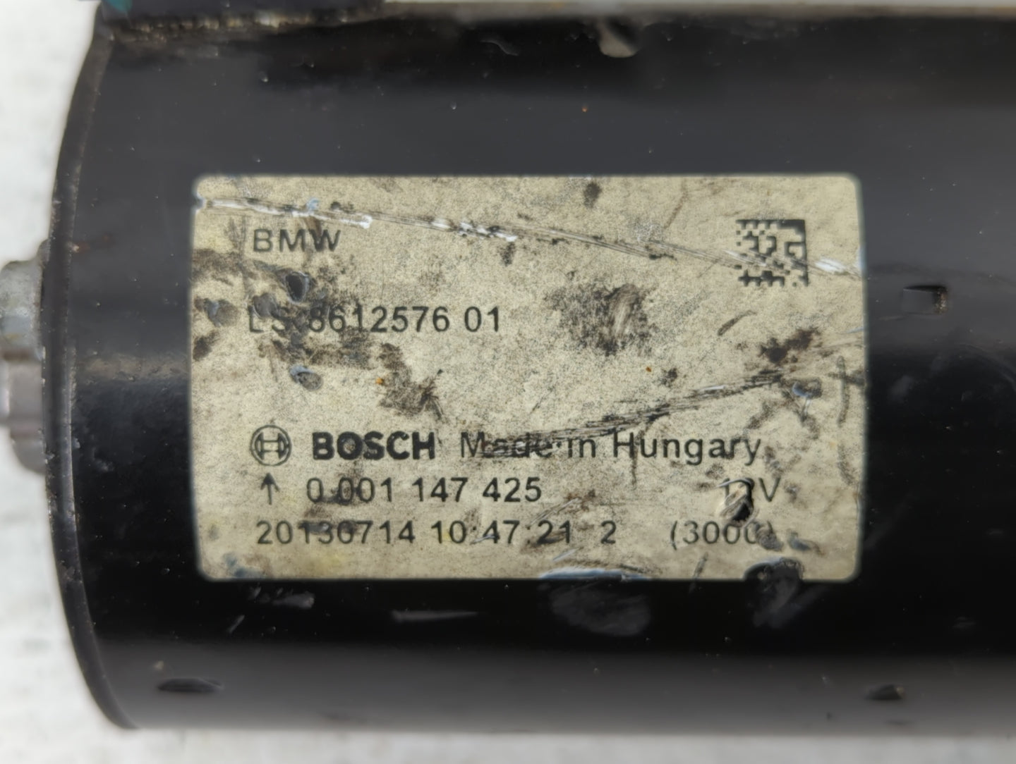 2014-2018 Bmw 320i Car Starter Motor Solenoid OEM P/N:20130714 8612576 01 Fits Fits 2012 2013 2014 2015 2016 2017 2018 OEM U