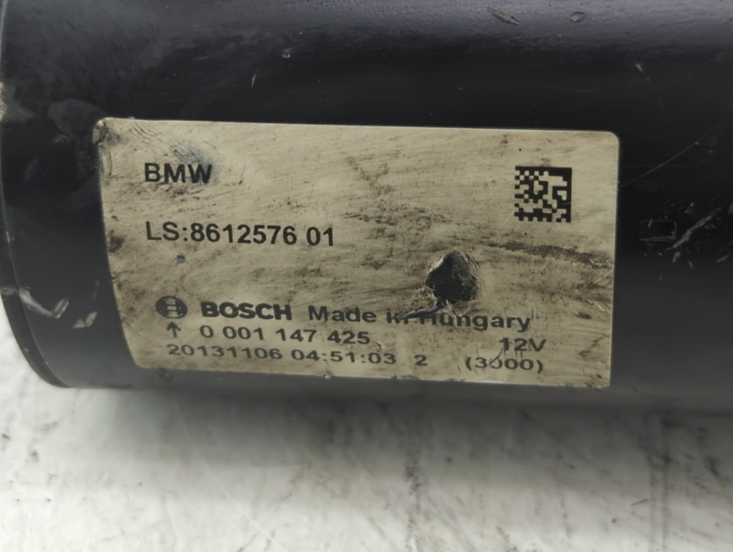 2014-2018 Bmw 320i Car Starter Motor Solenoid OEM P/N:8612576 01 Fits Fits 2012 2013 2014 2015 2016 2017 2018 OEM Used Auto 