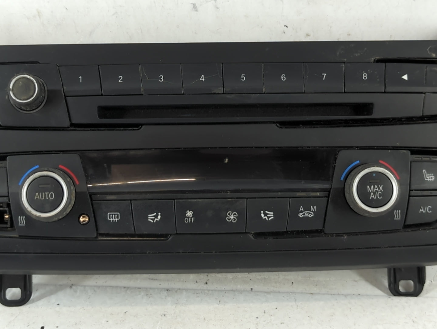 2012-2014 Bmw 320i Climate Control Module Temperature AC/Heater Replacement Fits Fits 2012 2013 2014 OEM Used Auto Parts - O