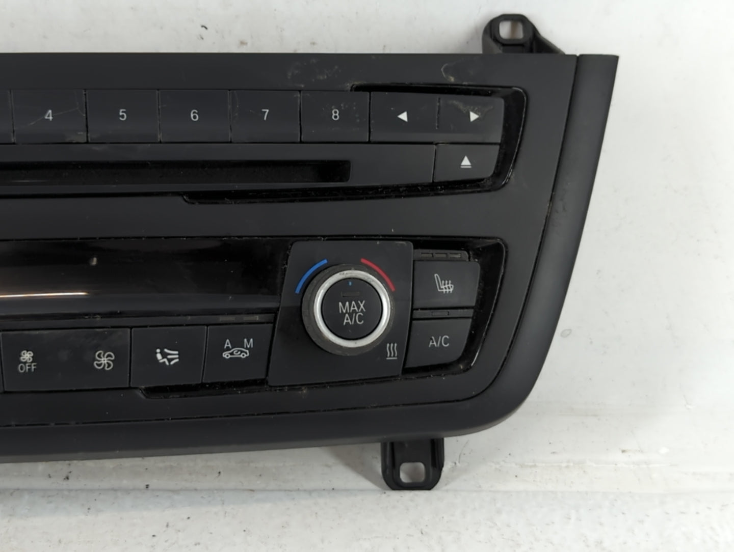 2012-2014 Bmw 320i Climate Control Module Temperature AC/Heater Replacement Fits Fits 2012 2013 2014 OEM Used Auto Parts - O