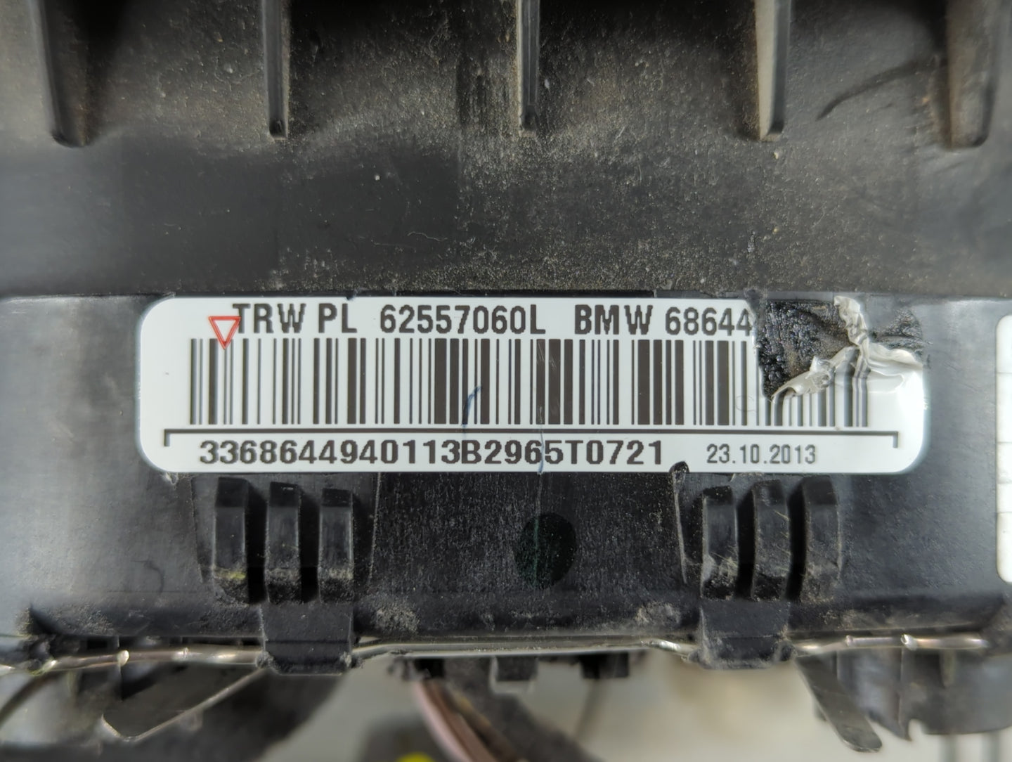 2012-2017 Bmw 320i Air Bag Driver Left Steering Wheel Mounted P/N:62557060L Fits Fits 2012 2013 2014 2015 2016 2017 2018 201