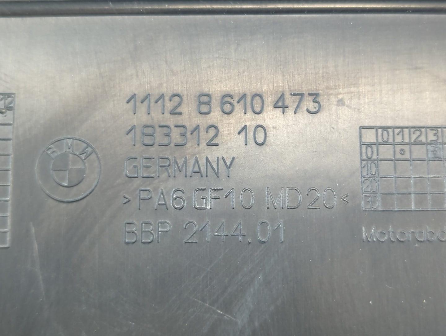2014 Bmw 320i Engine Cover - Oemusedautoparts1.com