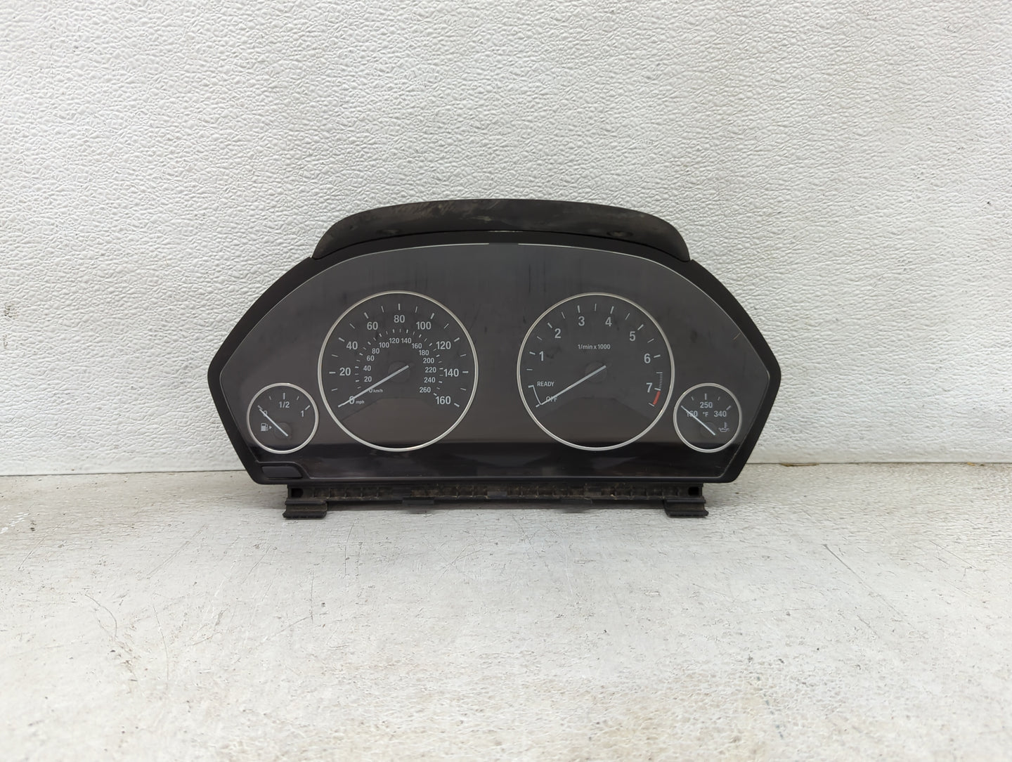 2014 Bmw 328 Instrument Cluster Speedometer Gauges P/N:9232895 9325206-01, 14369510, 30150834, IK932520601Y Miles: Fits OEM 