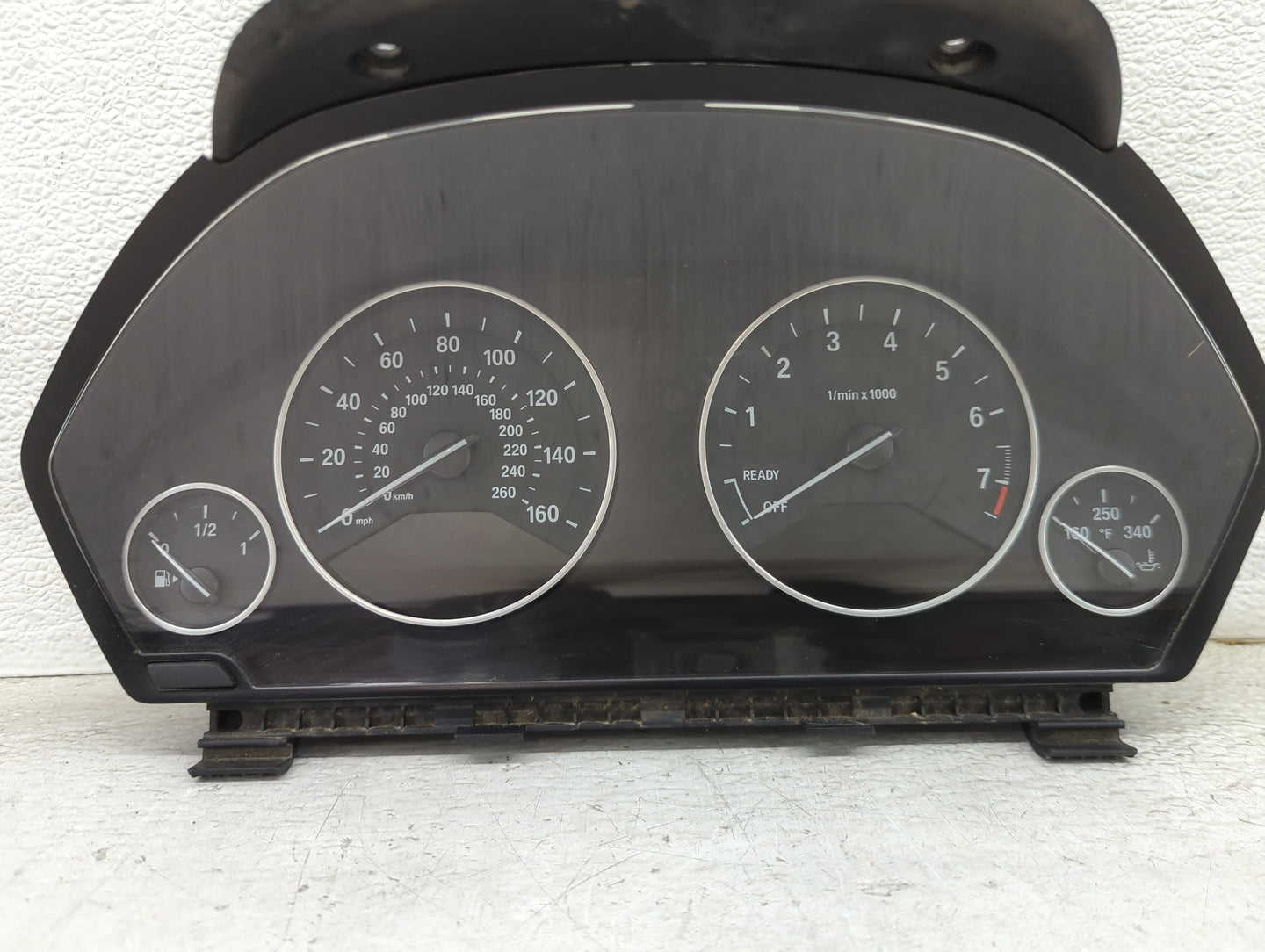 2014 Bmw 328 Instrument Cluster Speedometer Gauges P/N:9232895 9325206-01, 14369510, 30150834, IK932520601Y Miles: Fits OEM 