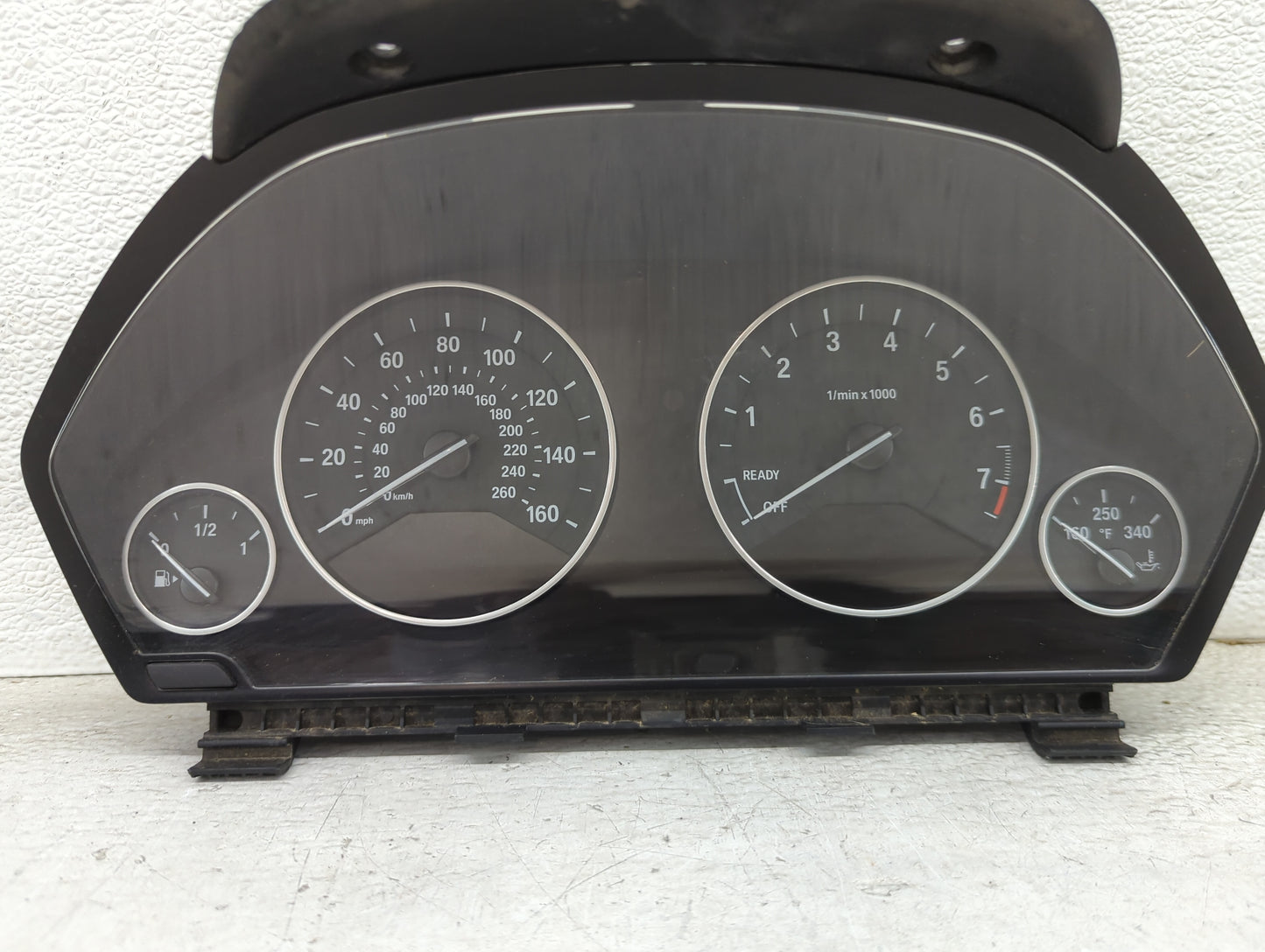 2014 Bmw 328 Instrument Cluster Speedometer Gauges P/N:9232895 9325206-01, 14369510, 30150834, IK932520601Y Miles: Fits OEM 