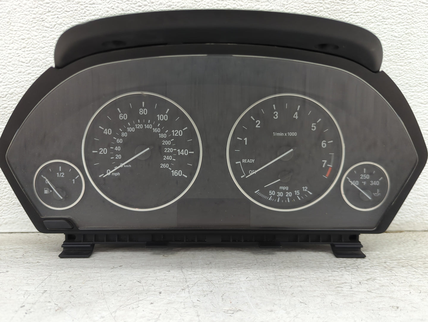 2014 Bmw 328 Instrument Cluster Speedometer Gauges P/N:9232895 9325206-01, 14369510, 30150834, IK932520601Y Miles: Fits OEM 