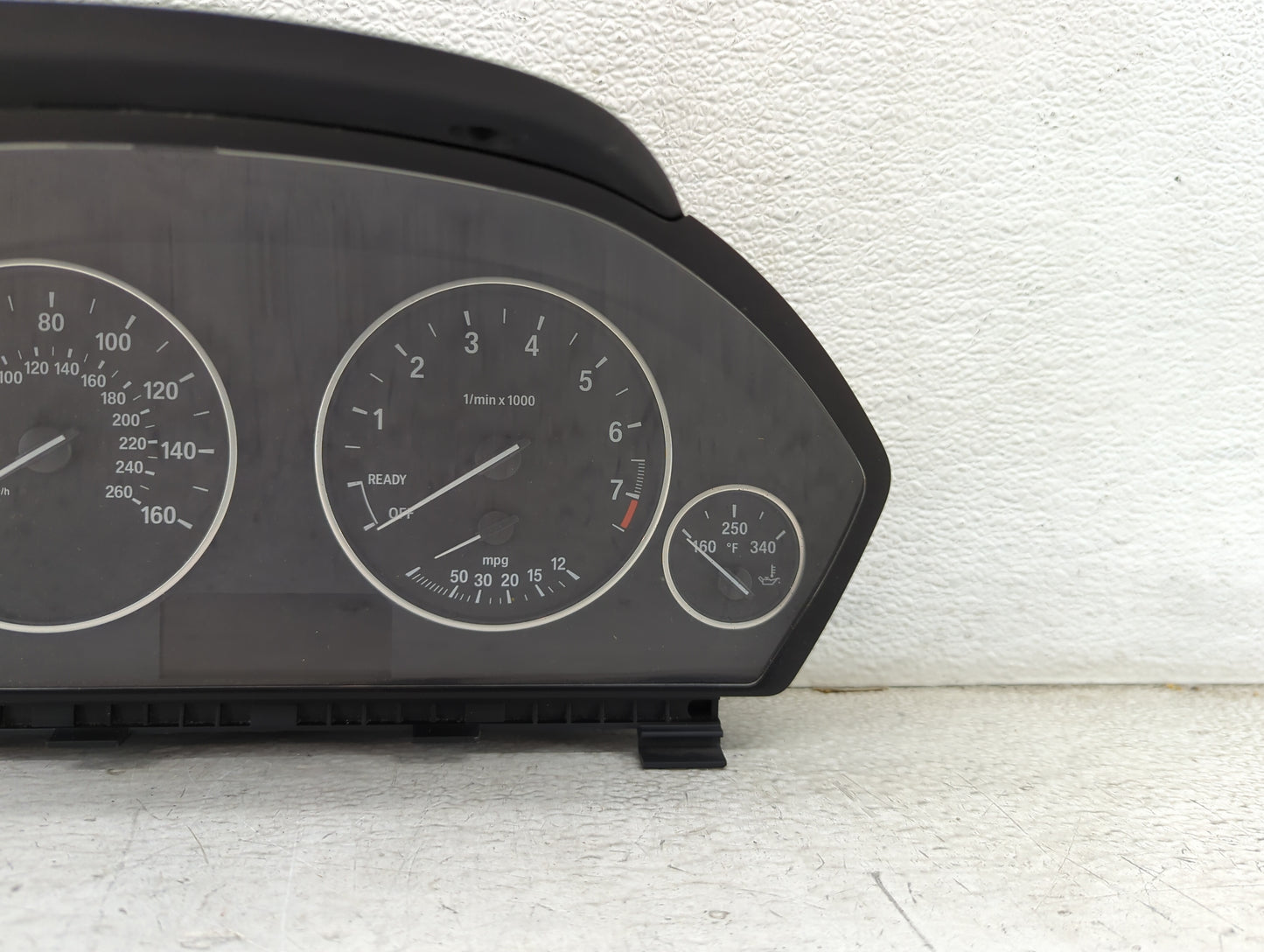 2014 Bmw 328 Instrument Cluster Speedometer Gauges P/N:9232895 9325206-01, 14369510, 30150834, IK932520601Y Miles: Fits OEM 