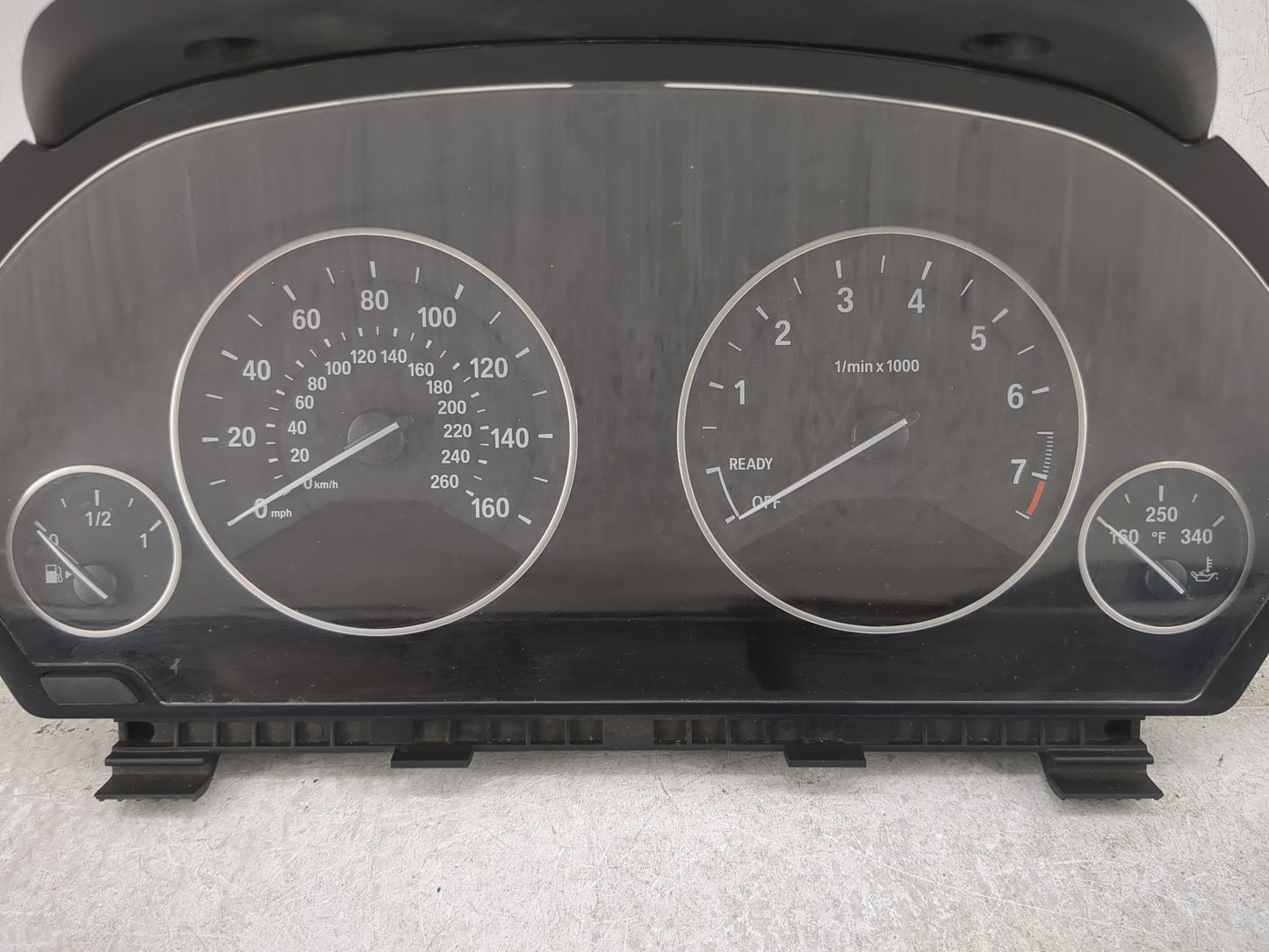2014 Bmw 328 Instrument Cluster Speedometer Gauges P/N:9232895 9325206-01, 14369510, 30150834, IK932520601Y Miles: Fits OEM 