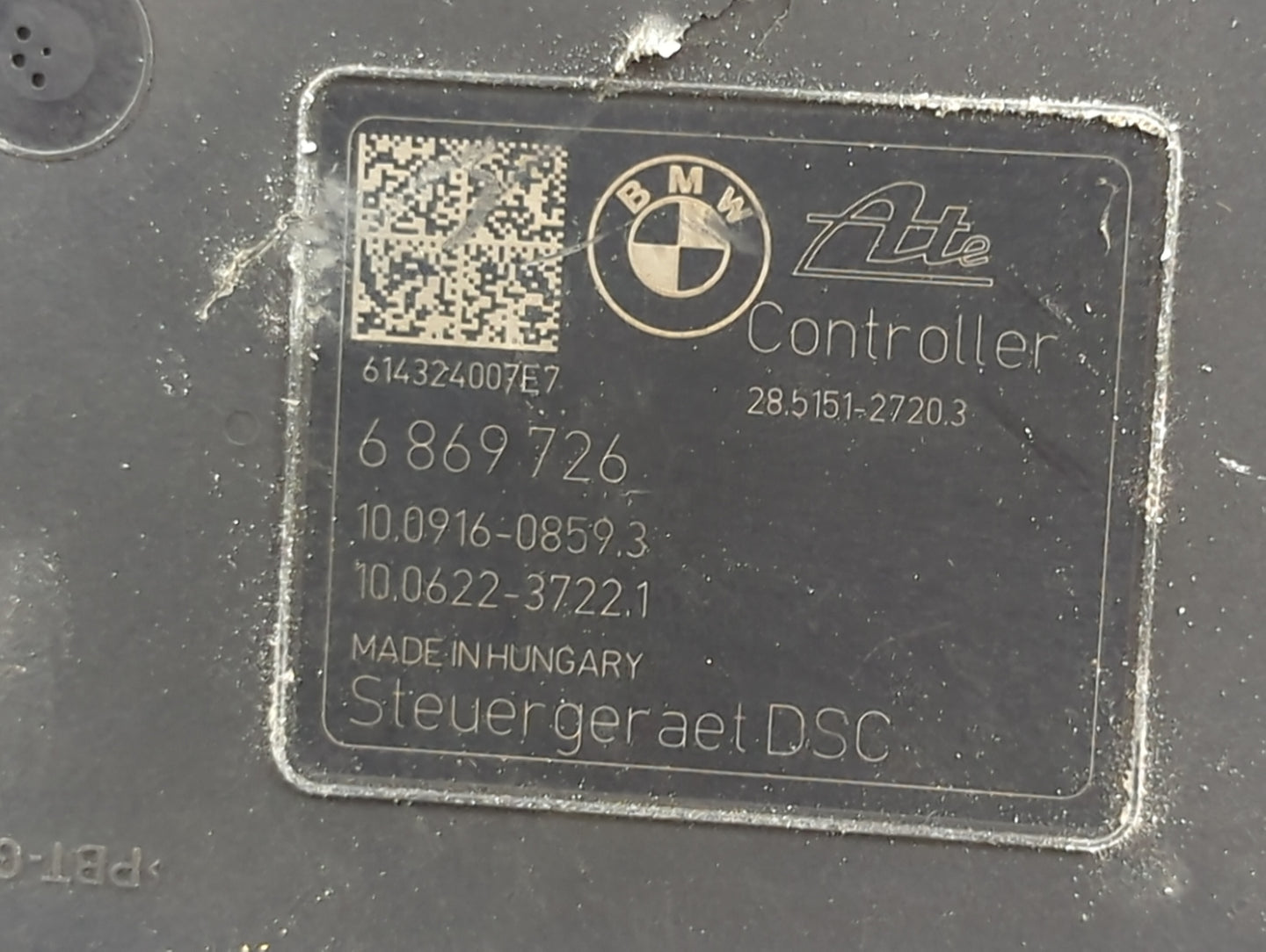 2014-2016 Bmw 328 ABS Pump Control Module Replacement P/N:3451-6869725-01 10.0220-0409.4 Fits OEM Used Auto Parts - Oemuseda