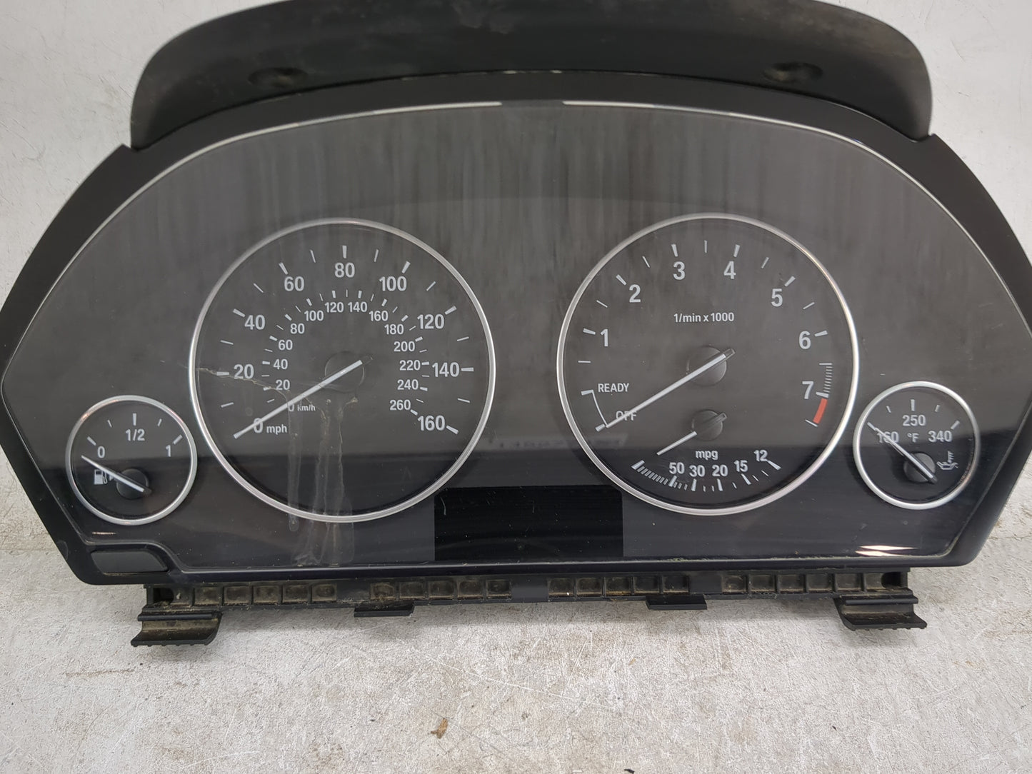 2014 Bmw 328i Instrument Cluster Speedometer Gauges P/N:9232894 9325179-01, 14369510, IK932517901B Miles:83K Fits OEM Used A