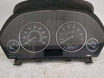 compare product 2014 Bmw 328i Instrument Cluster Speedometer Gauges P/N:9232894 9325179-01, 14369510, IK932517901B Miles:83K Fits OEM Used Auto Parts
