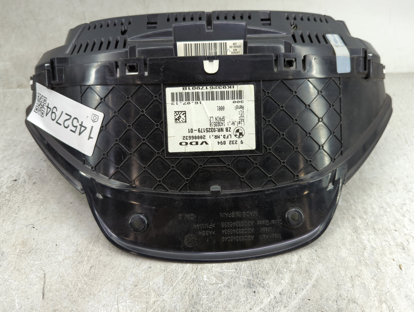 2012-2016 Bmw 328i Instrument Cluster Speedometer Gauges P/N:9232894 9325179-01 Miles:67K Fits Fits 2012 2013 2014 2015 2016