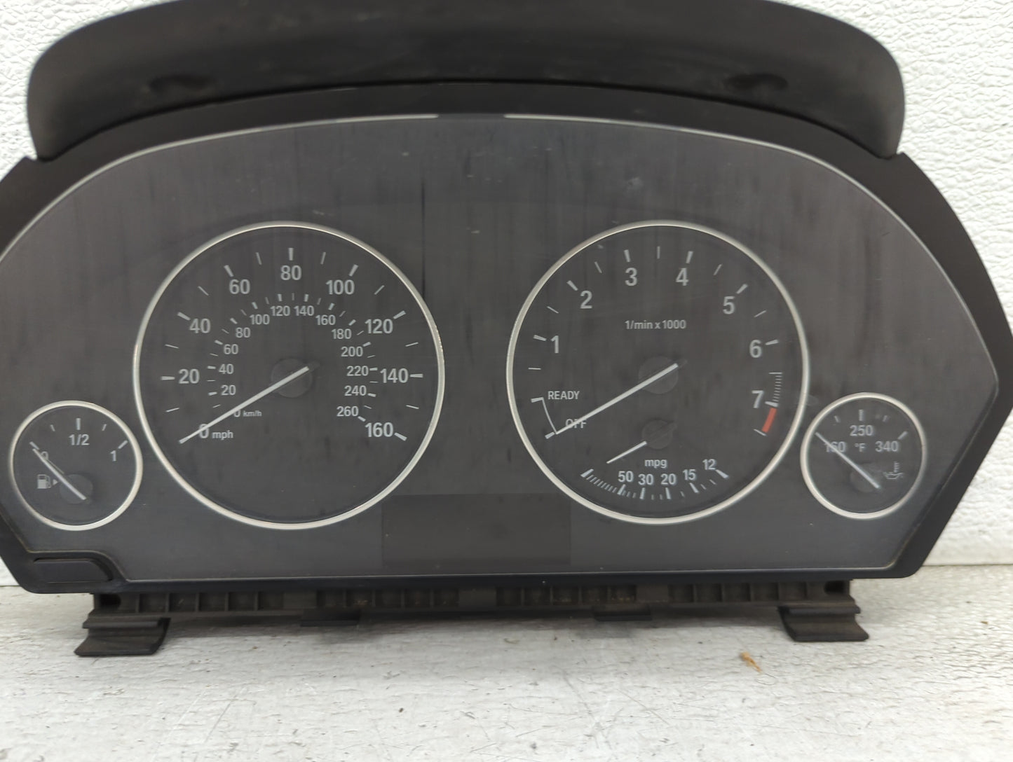 2014 Bmw 328i Instrument Cluster Speedometer Gauges P/N:9232894 9325179-01, 14369510, 1K932517901B, 20008966 Miles:64K Fits 