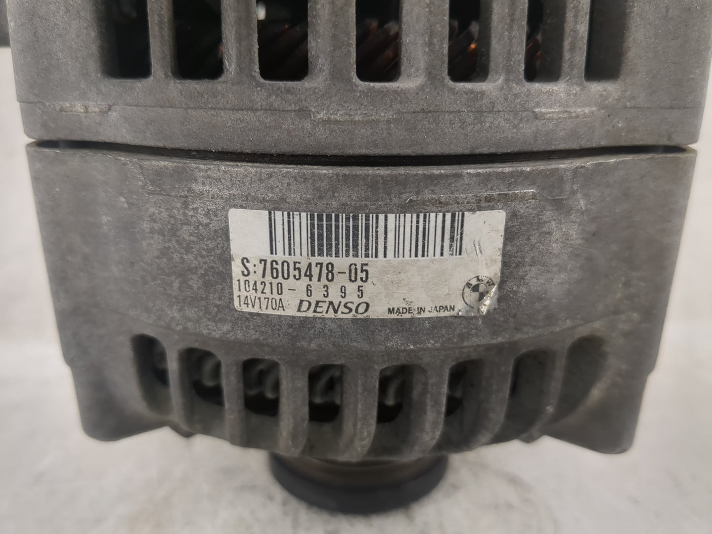 2012-2016 Bmw 328i Alternator Replacement Generator Charging Assembly Engine OEM P/N:7605478-05 104210-0393 Fits OEM Used Au