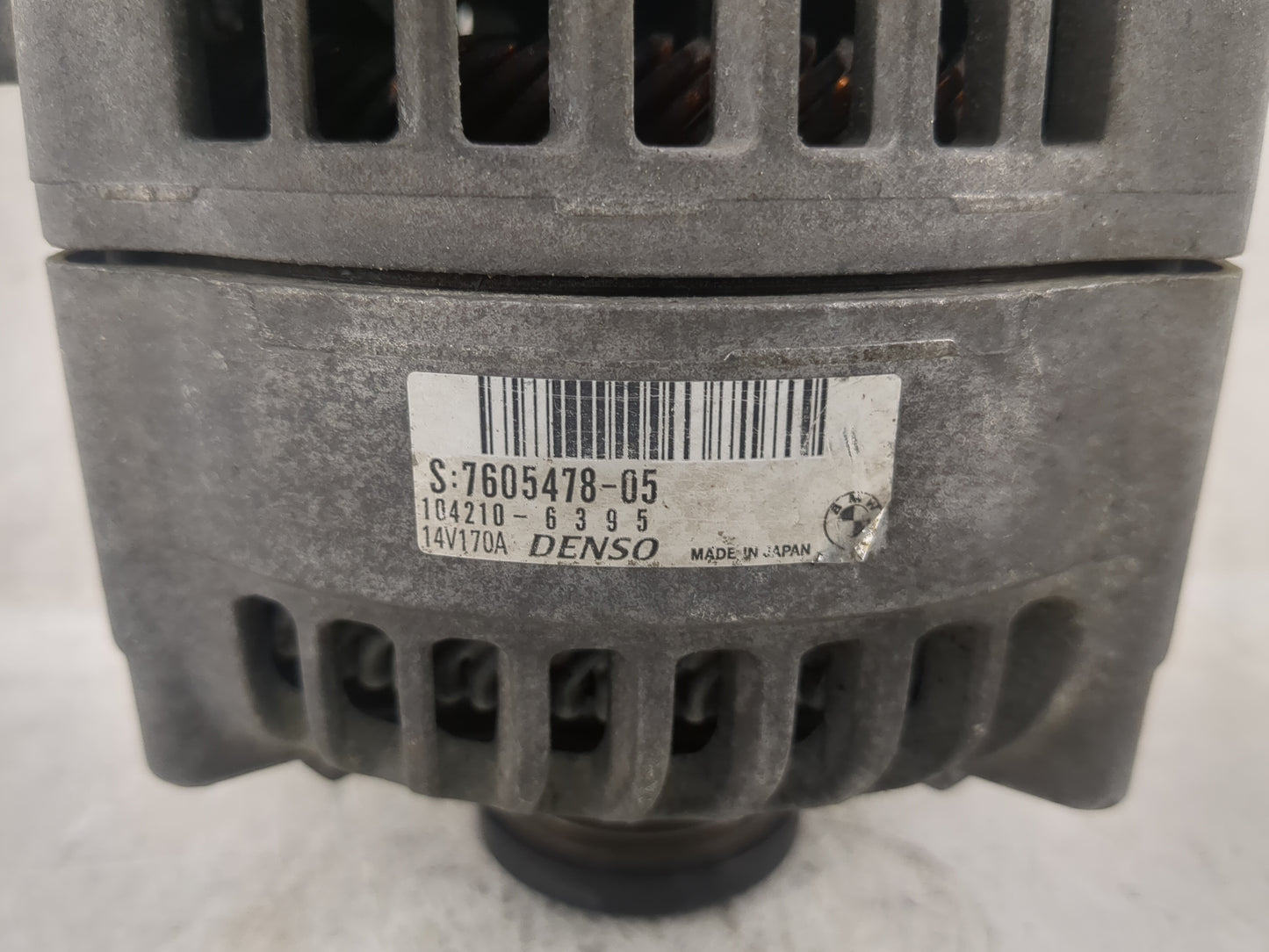 2012-2016 Bmw 328i Alternator Replacement Generator Charging Assembly Engine OEM P/N:7605478-05 104210-0393 Fits OEM Used Au