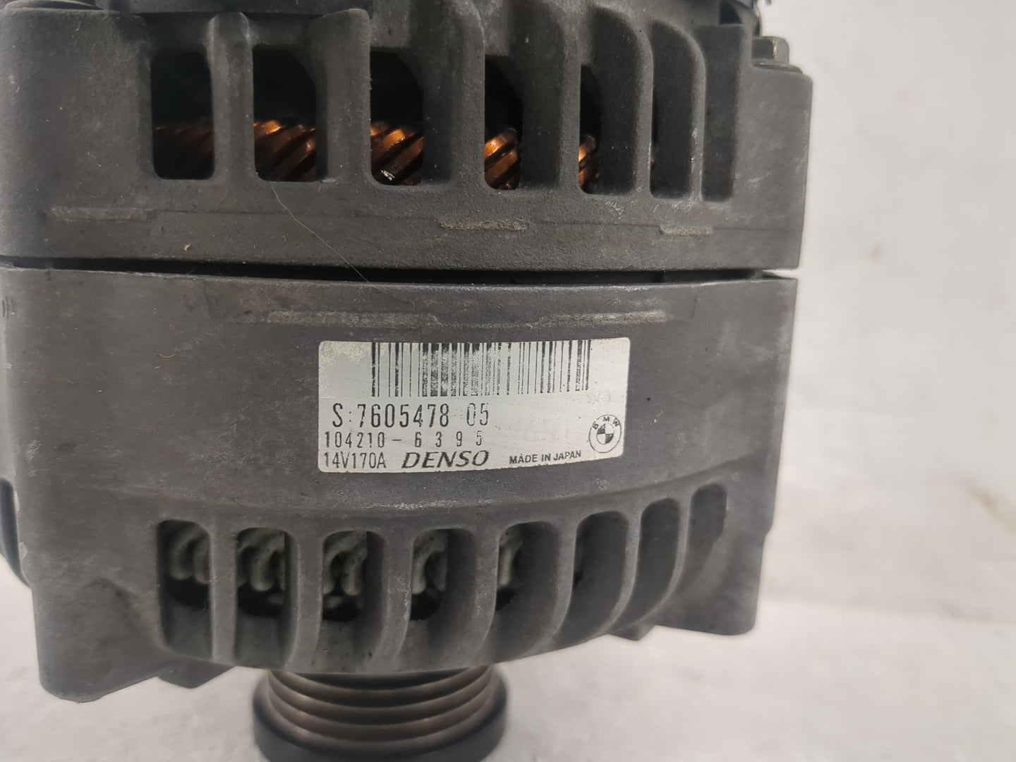 2012-2016 Bmw 328i Alternator Replacement Generator Charging Assembly Engine OEM P/N:104210-6395 7605478-05 Fits OEM Used Au