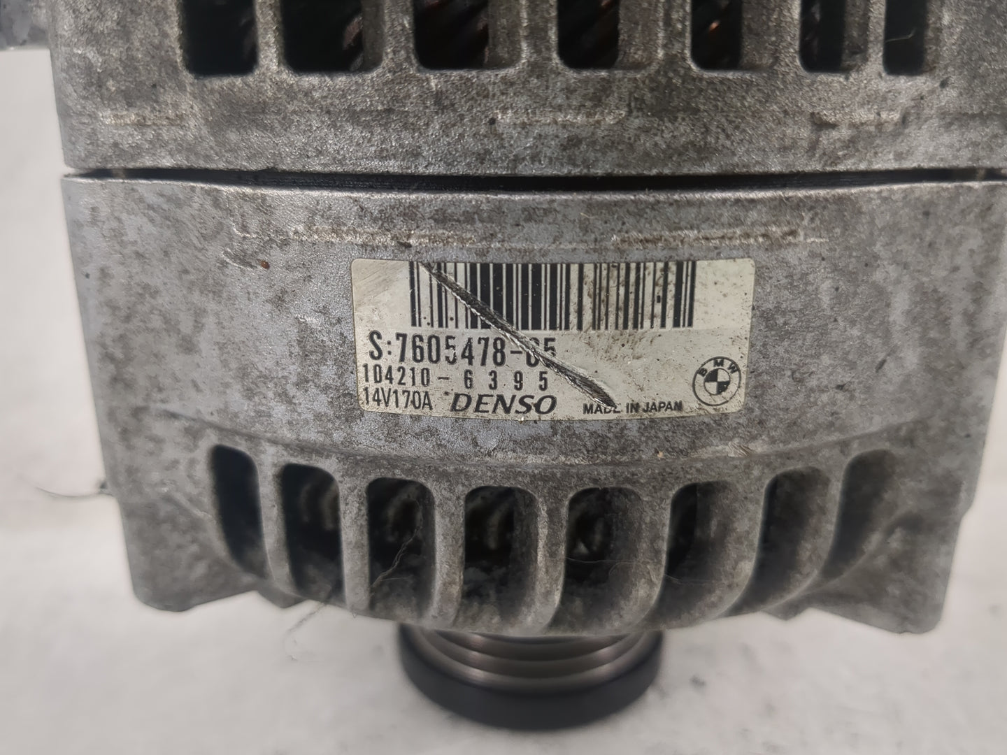 2012-2016 Bmw 328i Alternator Replacement Generator Charging Assembly Engine OEM P/N:7605478-05 104210-0393 Fits OEM Used Au