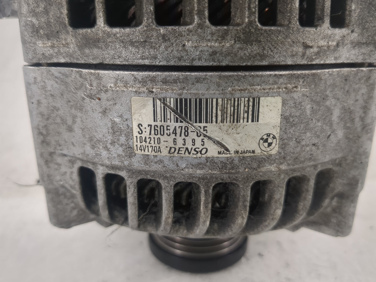 2012-2016 Bmw 328i Alternator Replacement Generator Charging Assembly Engine OEM P/N:7605478-05 104210-0393 Fits OEM Used Au