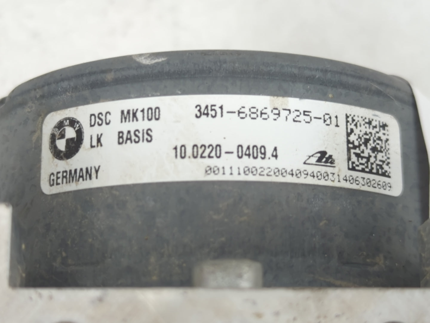 2014-2016 Bmw 328i ABS Pump Control Module Replacement P/N:3451-6869725-01 Fits Fits 2014 2015 2016 2017 2018 2019 2020 OEM 