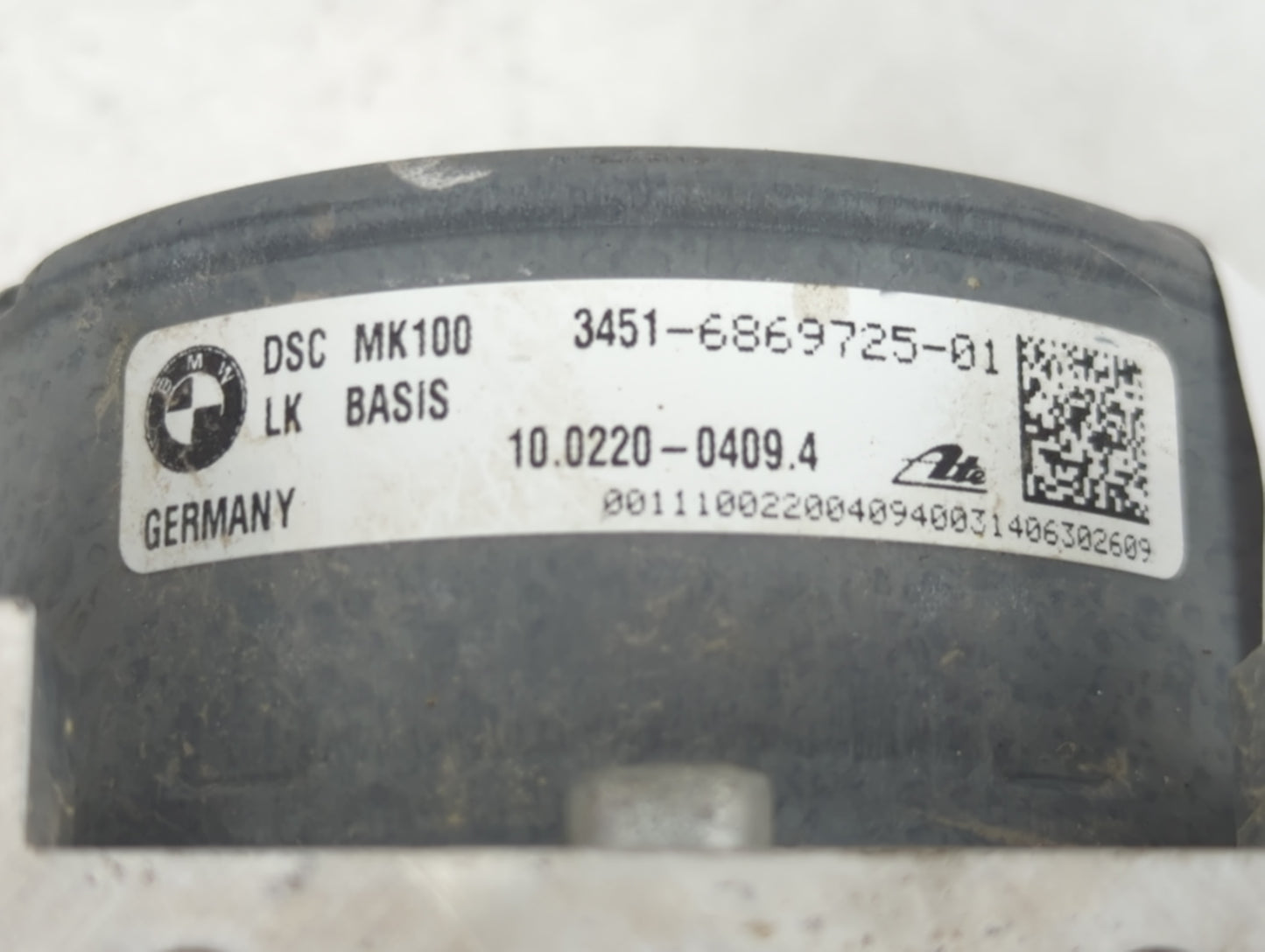 2014-2016 Bmw 328i ABS Pump Control Module Replacement P/N:3451-6869725-01 Fits Fits 2014 2015 2016 2017 2018 2019 2020 OEM 