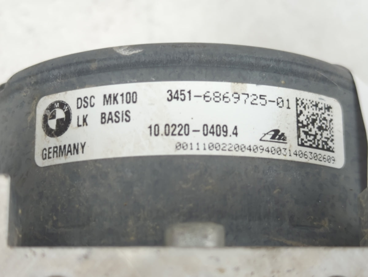 2014-2016 Bmw 328i Anti-Lock Brake ABS Pump Module Actuator OEM P/N:3451-6869725-01 Fits Fits 2014 2015 2016 2017 2018 2019 