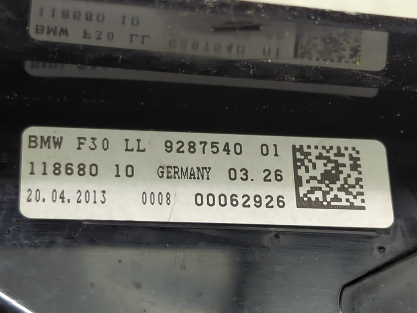 2012-2016 Bmw 328i Information Display Screen - Oemusedautoparts1.com