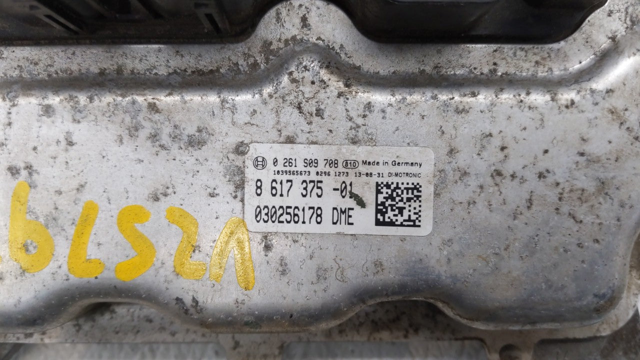 2014 Bmw 328i PCM Engine Control Computer ECU ECM PCU OEM P/N:8 617 375 Fits OEM Used Auto Parts - Oemusedautoparts1.com
