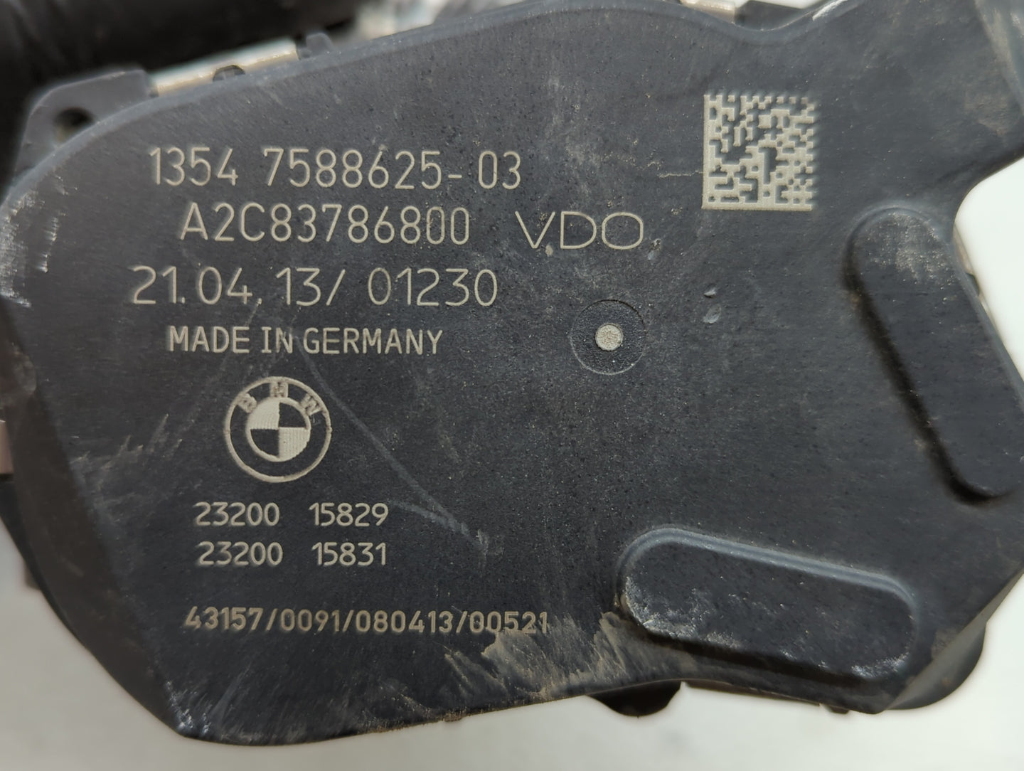 2012-2016 Bmw 328i Throttle Body P/N:A2C53355204 1354 7588625 Fits Fits 2012 2013 2014 2015 2016 2017 2018 OEM Used Auto Par